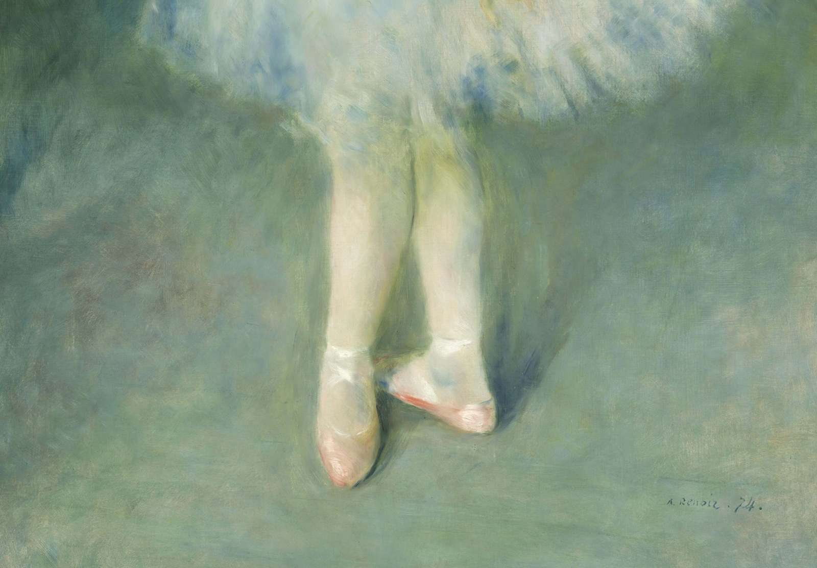 Reprodukcija „Šokėja“, Pierre Auguste Renoir (1874)