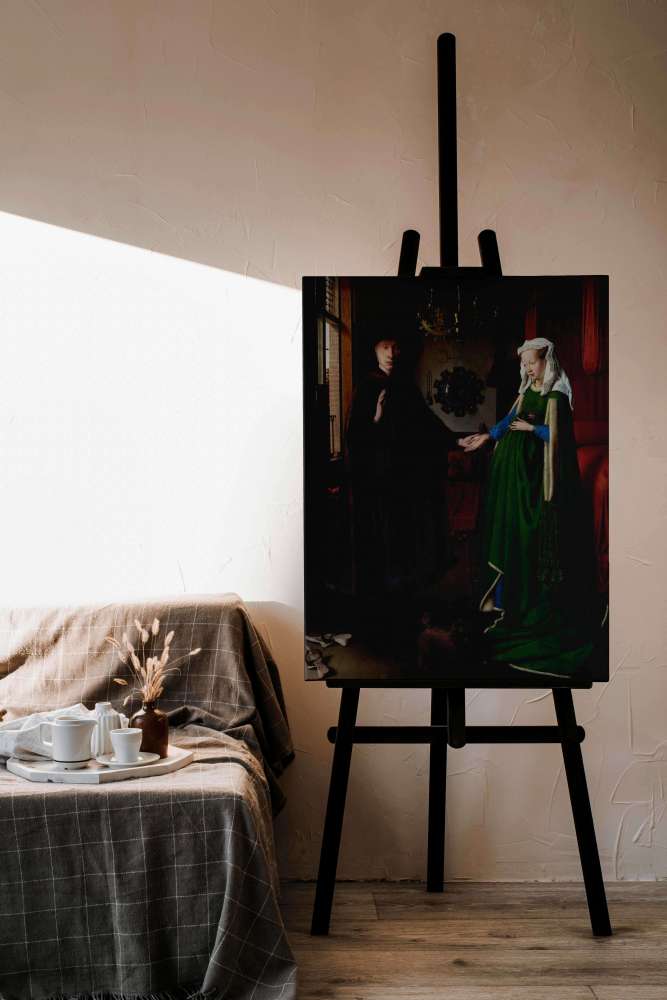Reprodukcija „Arnolfinių portretas“, Jan van Eyck (1434)