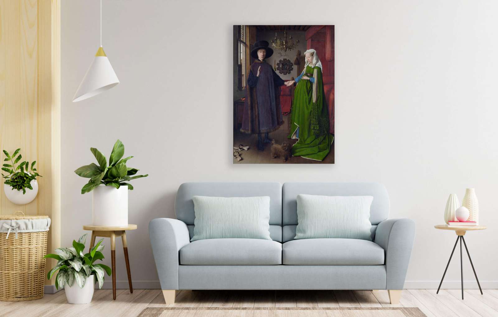 Reprodukcija „Arnolfinių portretas“, Jan van Eyck (1434)