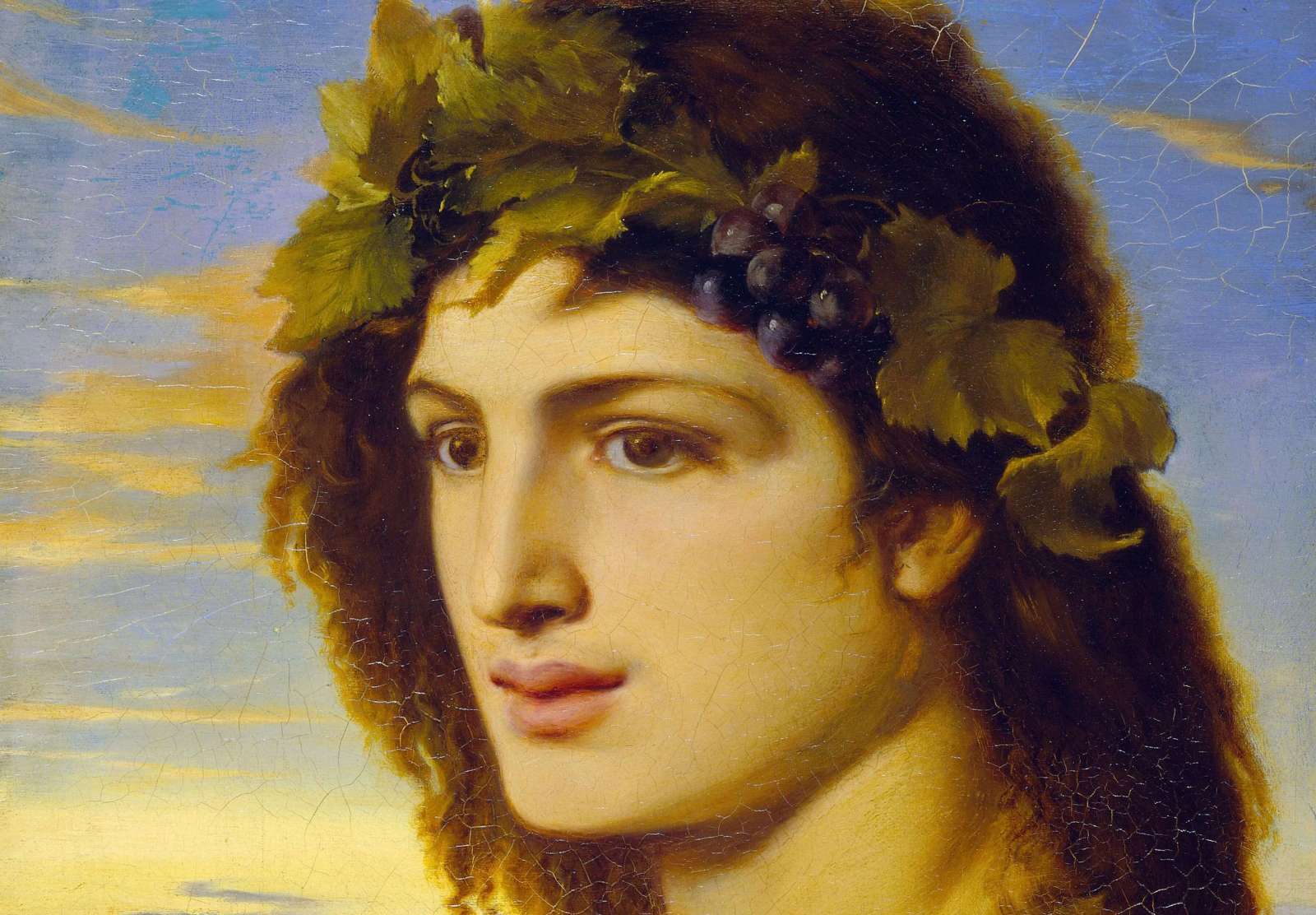 Reprodukcija „Bachas“, Simeon Solomon (1867)