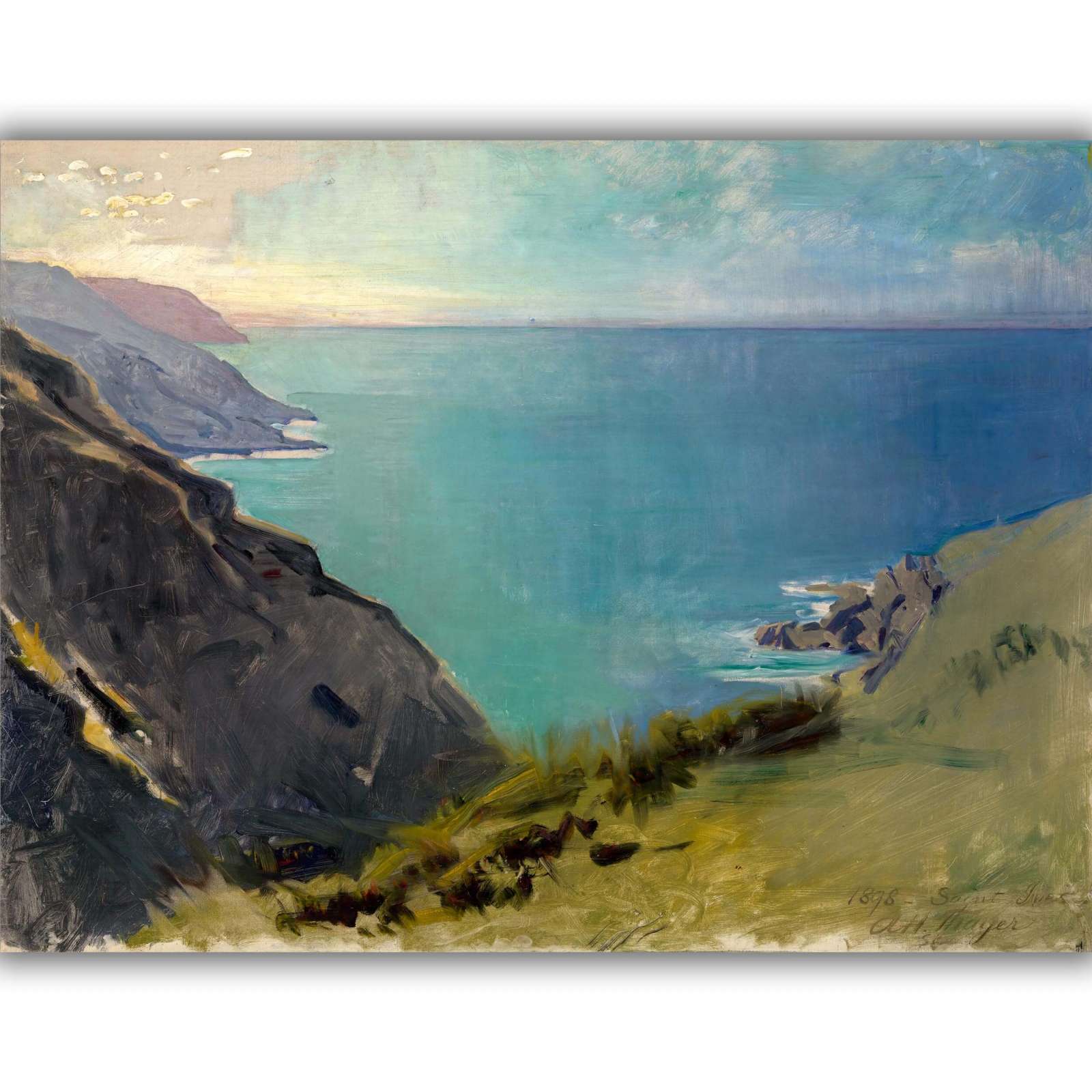 Reprodukcija „Kornvalio kyšuliai“, Abbott Handerson Thayer
