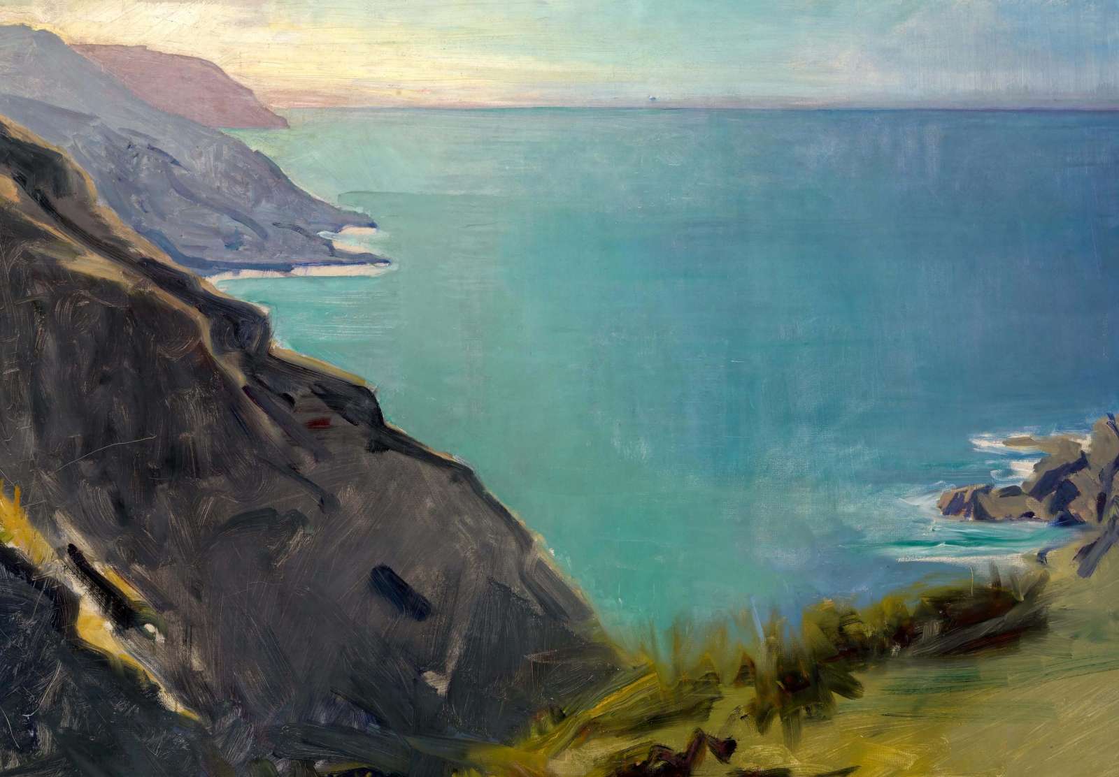 Reprodukcija „Kornvalio kyšuliai“, Abbott Handerson Thayer