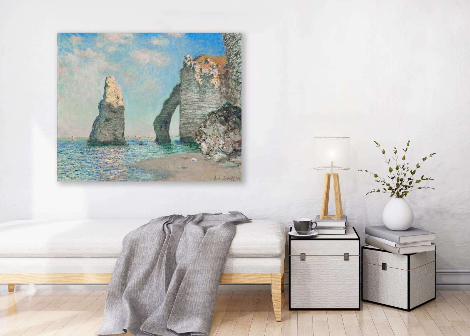 Reprodukcija „Etretato uolos“, Claude Monet (1885)