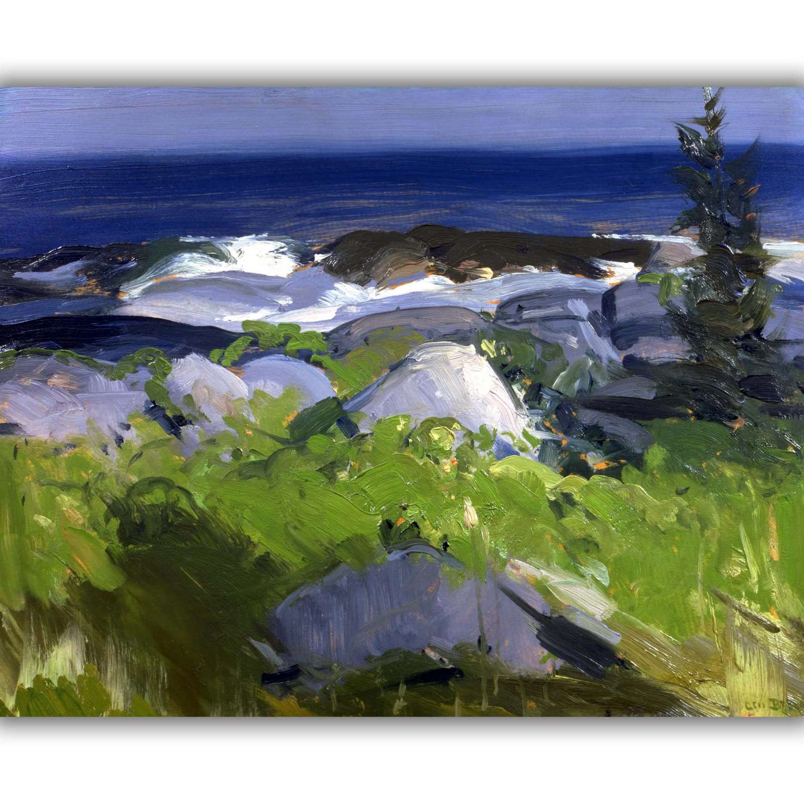 Reprodukcija „Krantas“, George Wesley Bellows (1913)