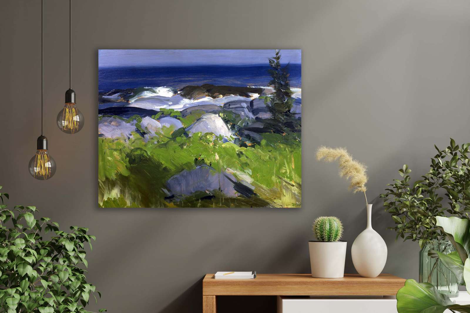 Reprodukcija „Krantas“, George Wesley Bellows (1913)