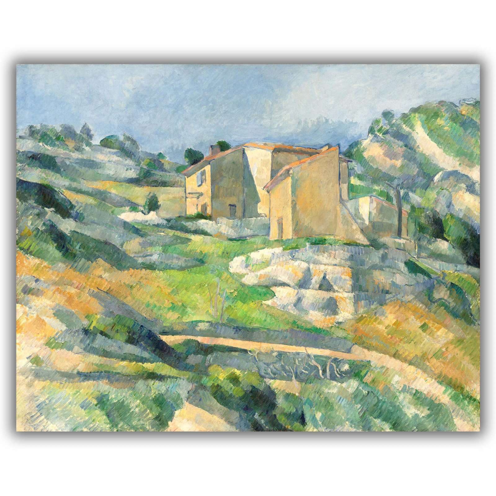 Reprodukcija „Namai Provanse“, Paul Cézanne