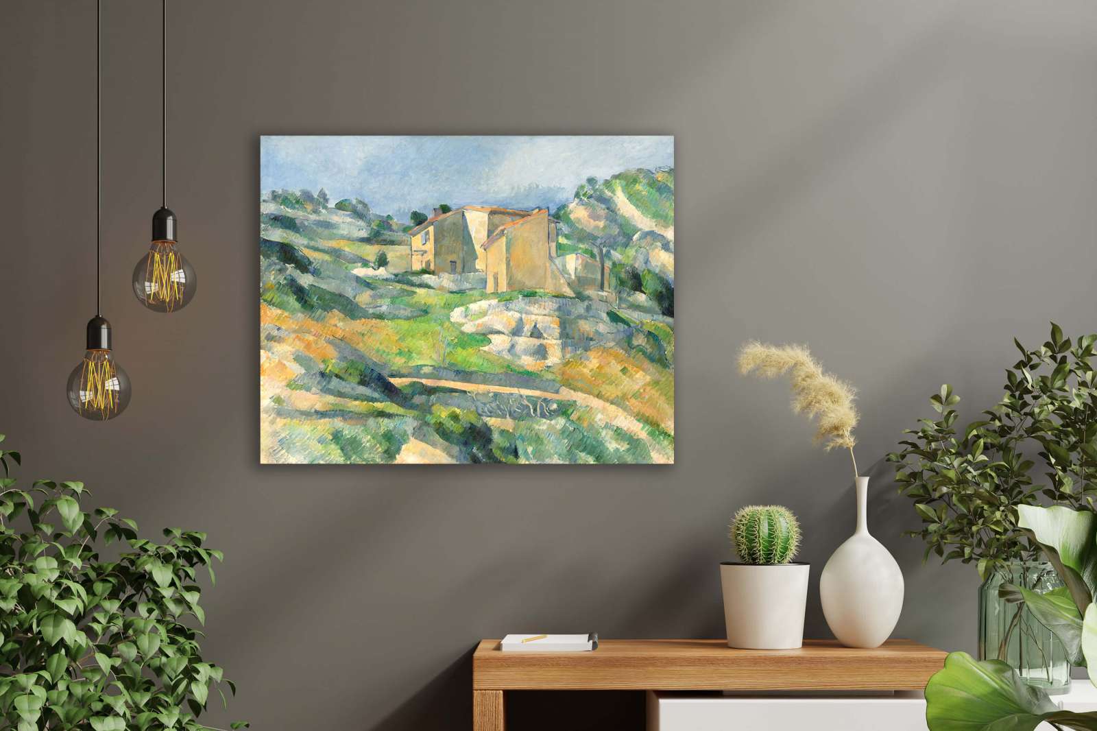 Reprodukcija „Namai Provanse“, Paul Cézanne