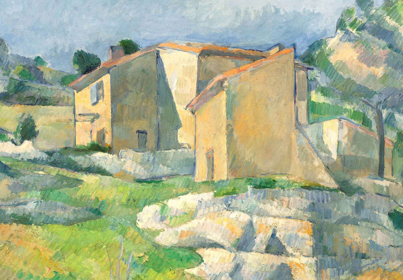 Reprodukcija „Namai Provanse“, Paul Cézanne