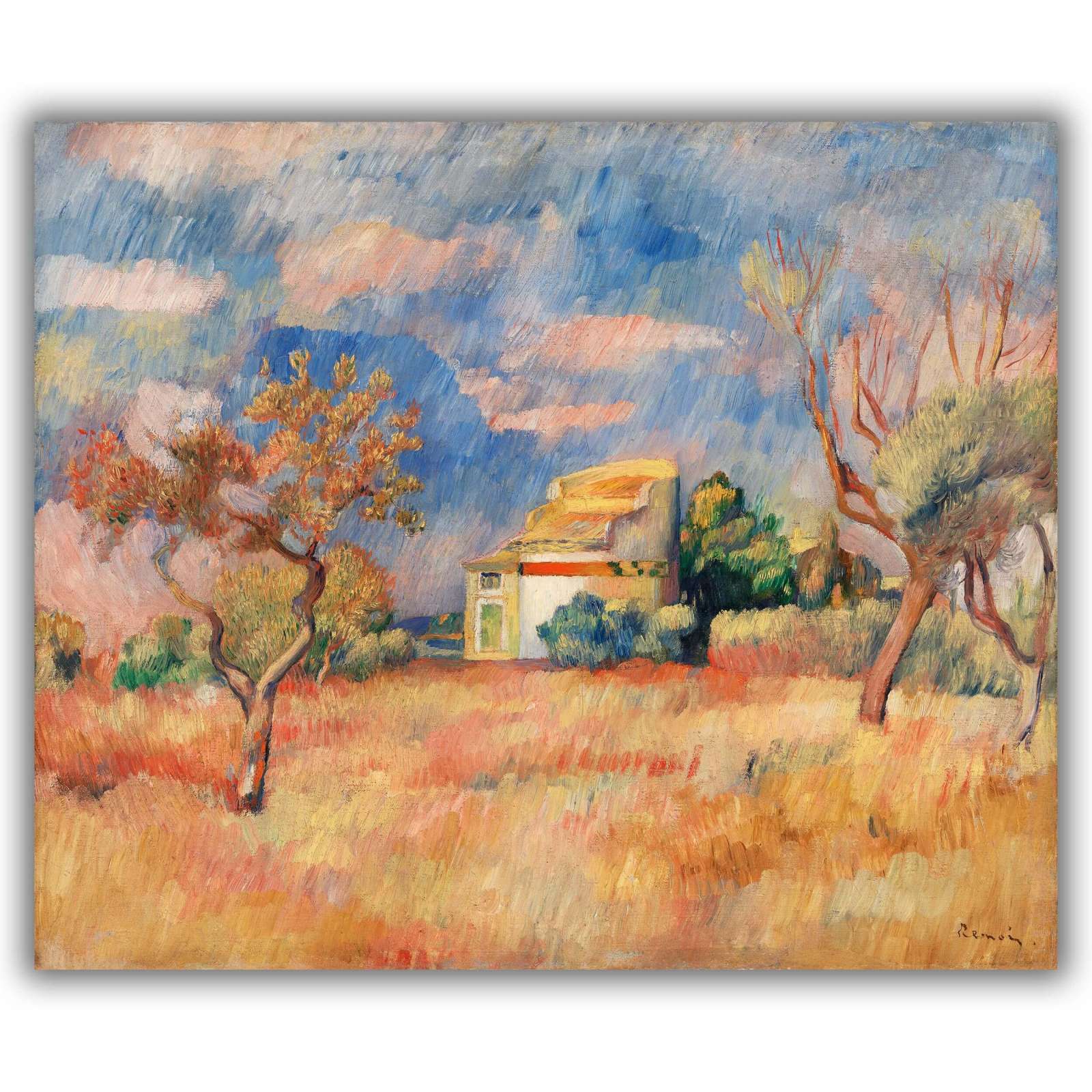 Reprodukcija „Dovecote at Bellevue“, Pierre-Auguste Renoir