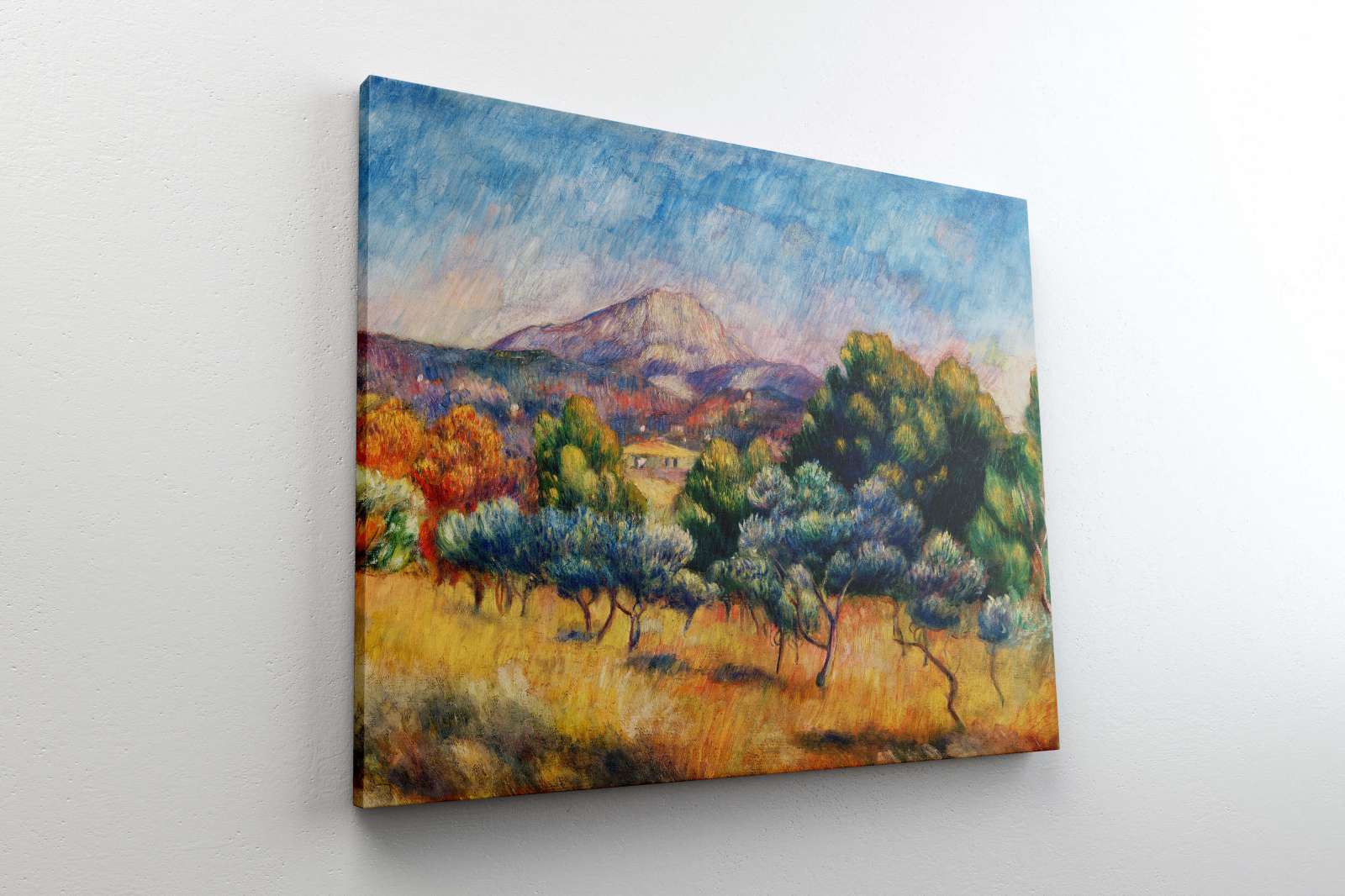 Reprodukcija „Šventosios Viktorijos kalnas“, Pierre-Auguste Renoir