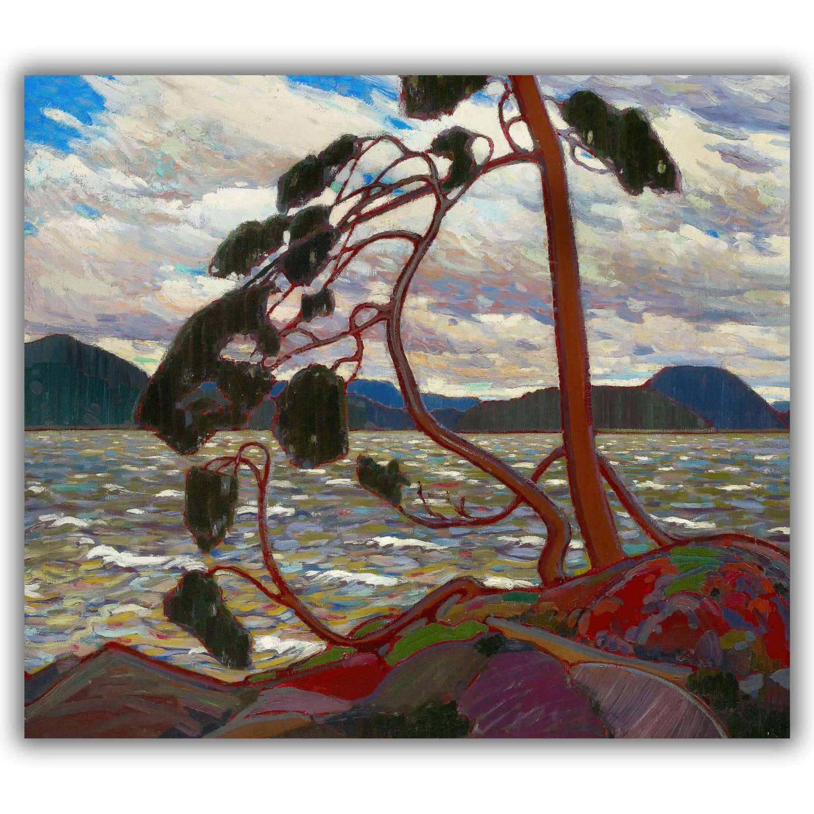 Reprodukcija „Vakarų vėjas“, Tom Thomson (1917)