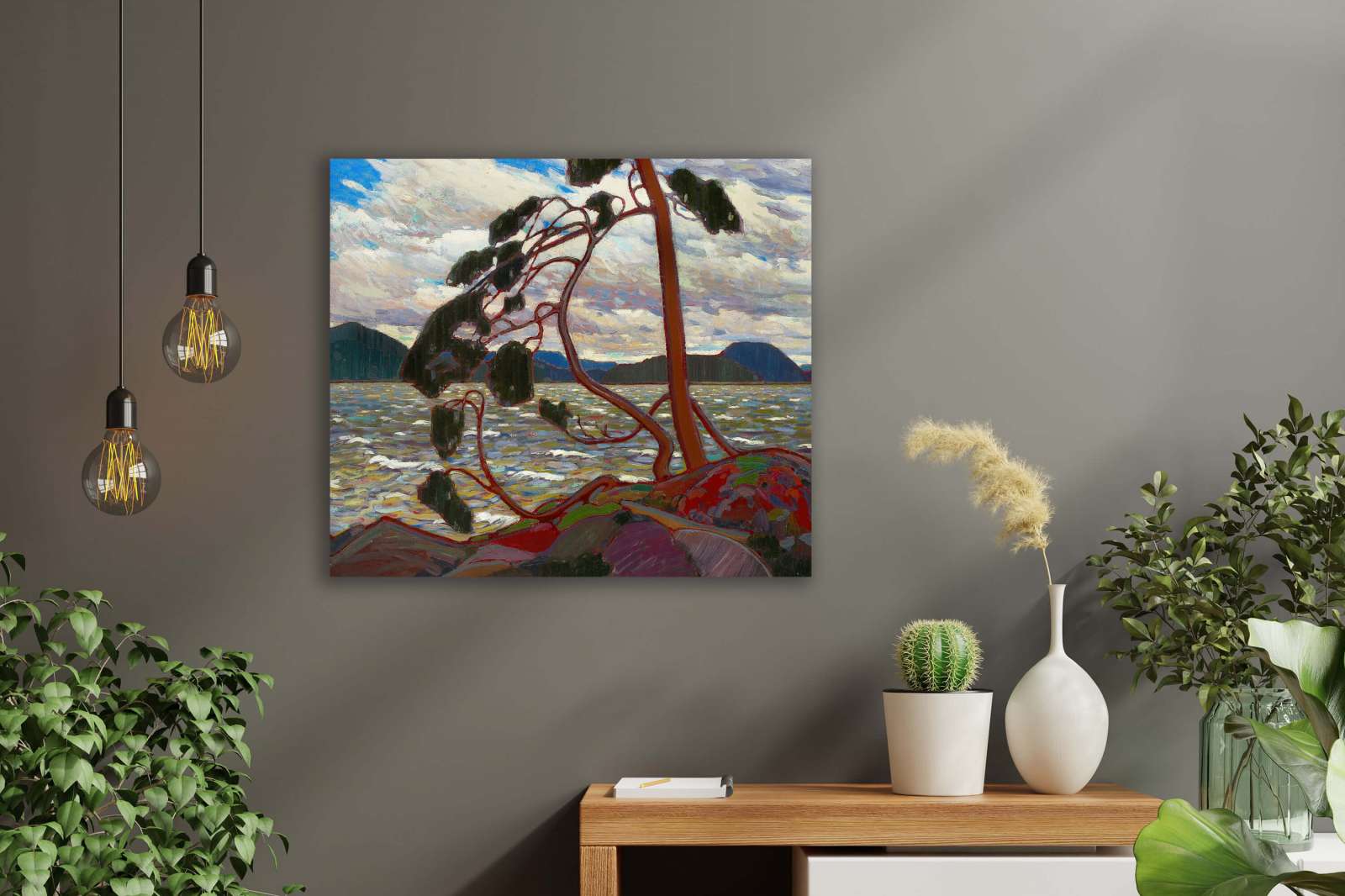 Reprodukcija „Vakarų vėjas“, Tom Thomson (1917)