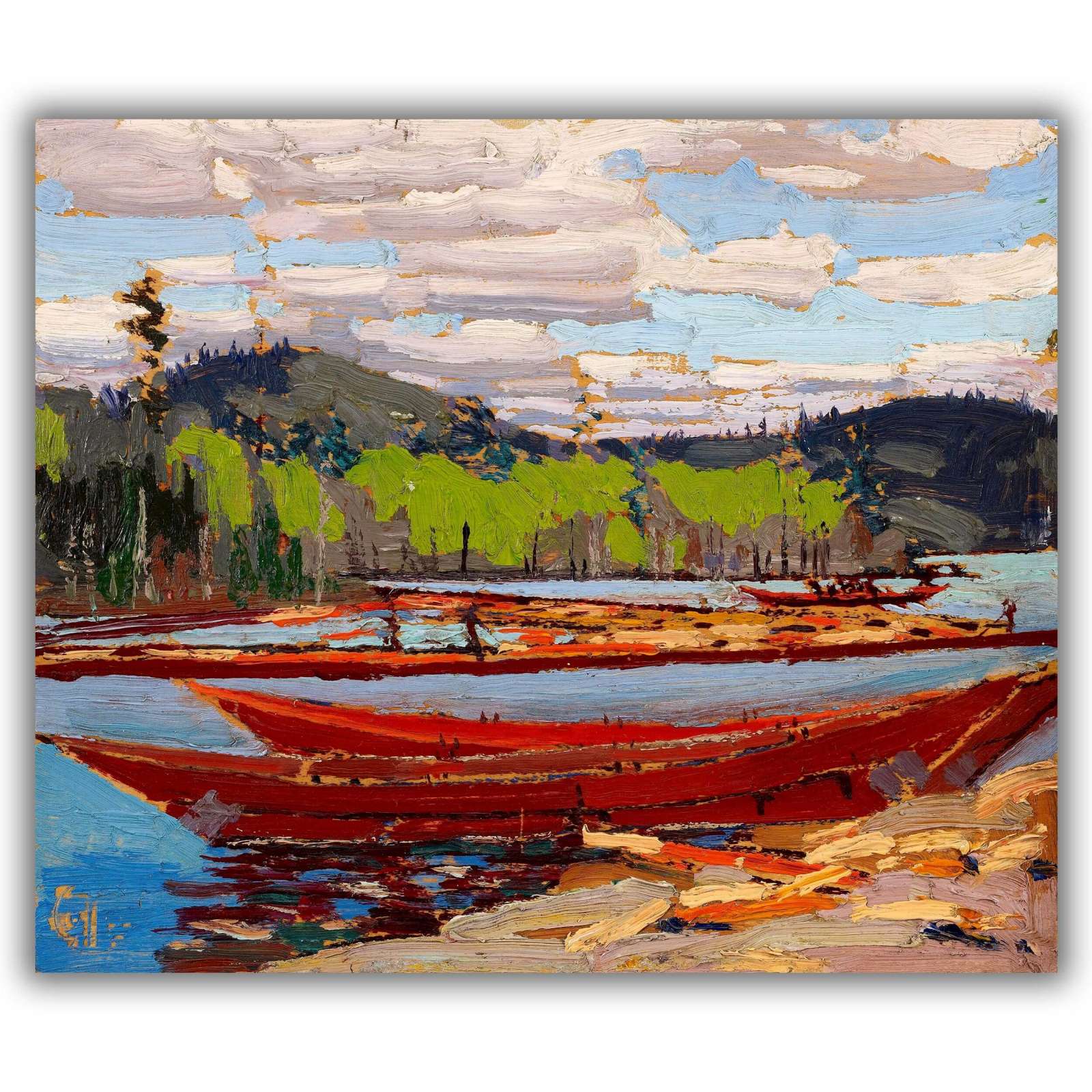 Reprodukcija „Valtys“, Tom Thomson (1916)