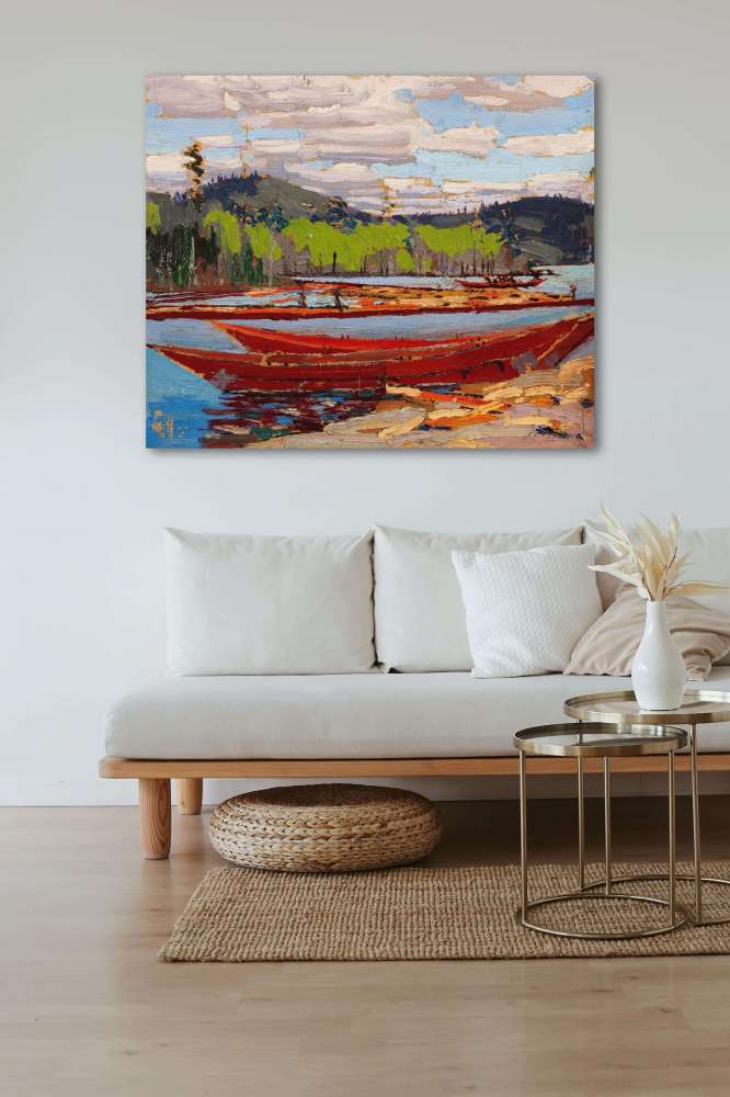 Reprodukcija „Valtys“, Tom Thomson (1916)