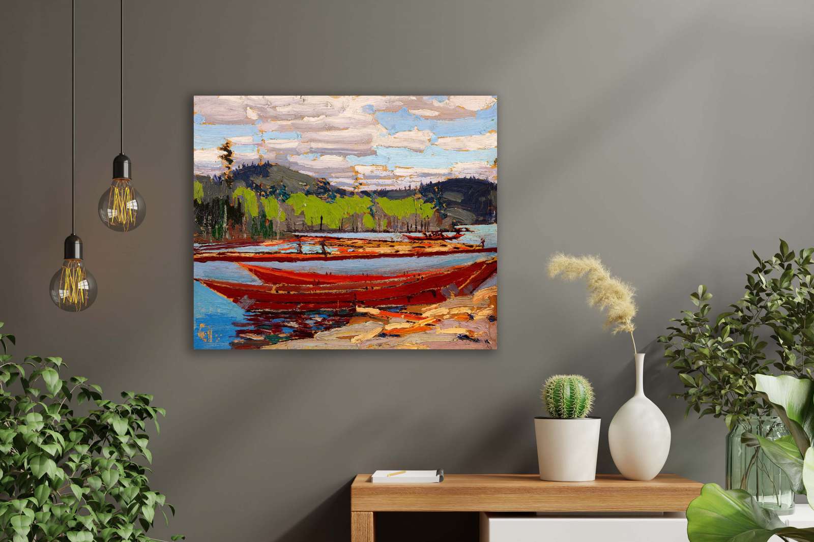 Reprodukcija „Valtys“, Tom Thomson (1916)