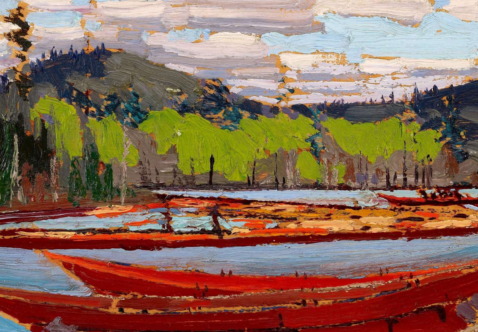 Reprodukcija „Valtys“, Tom Thomson (1916)
