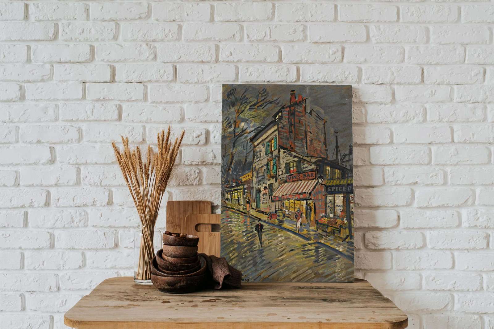 Reprodukcija „Naktinis Paryžius“, Konstantin Alexeevich Korovin