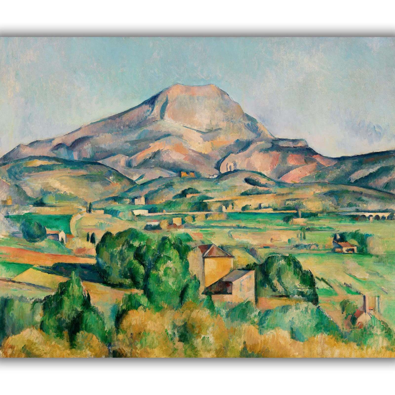 Reprodukcija „Šventosios Viktorijos kalnas“, Paul Cézanne