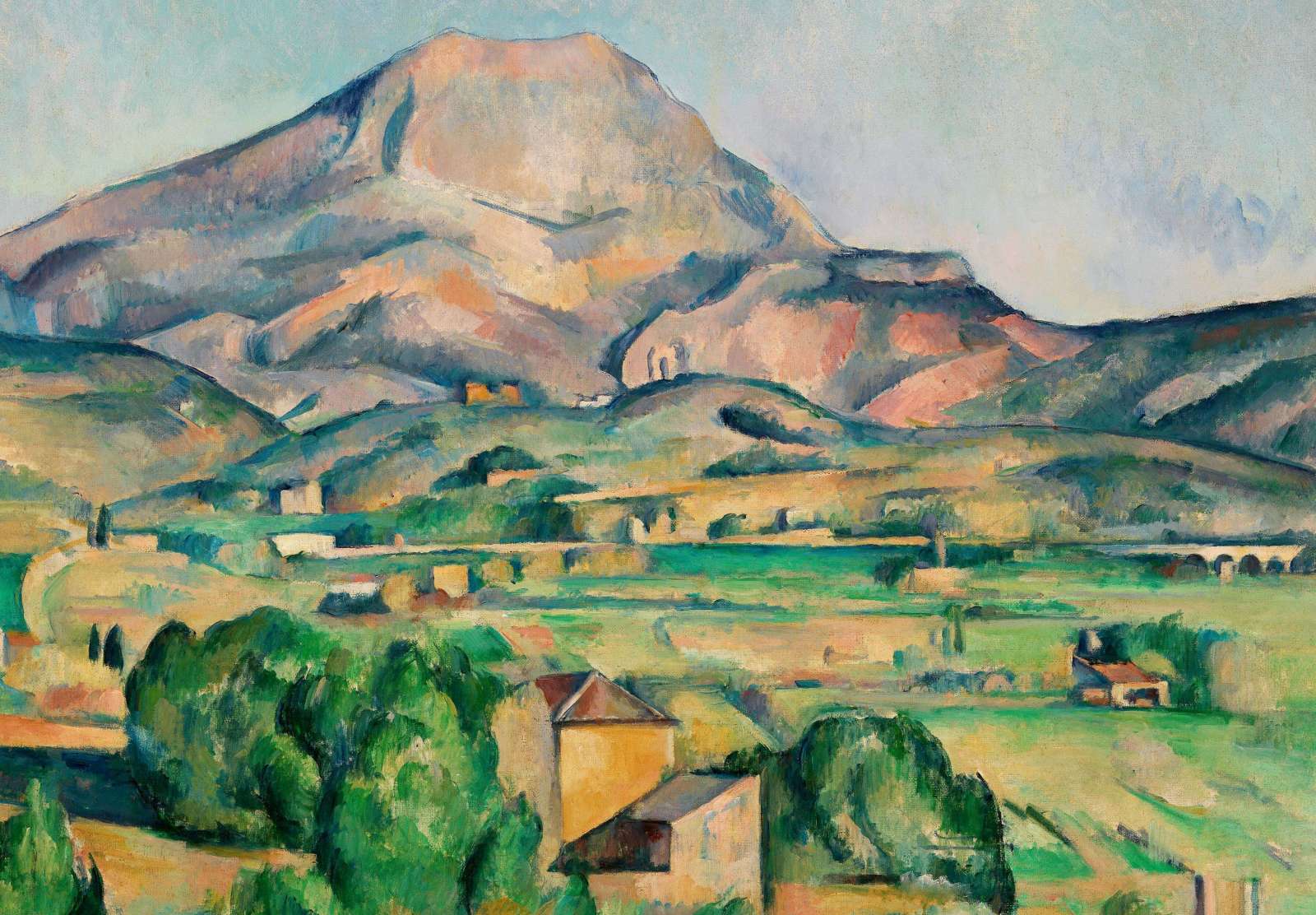 Reprodukcija „Šventosios Viktorijos kalnas“, Paul Cézanne