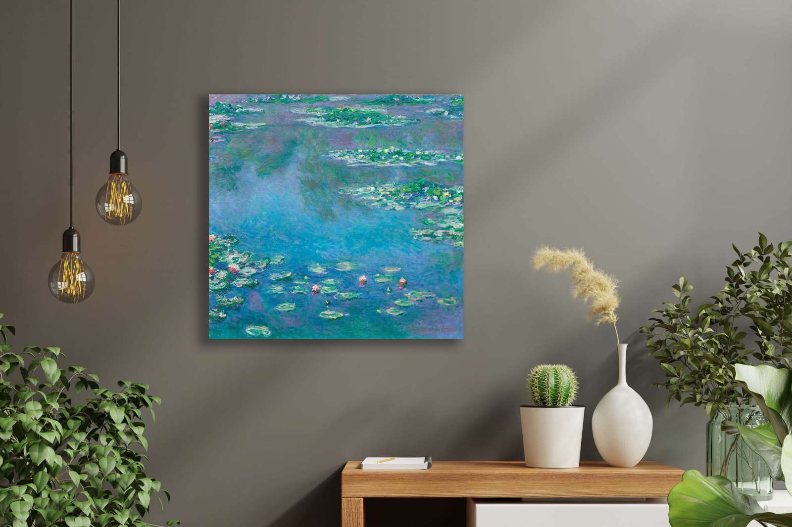 Reprodukcija „Vandens lelijos“, Claude Monet (1906)