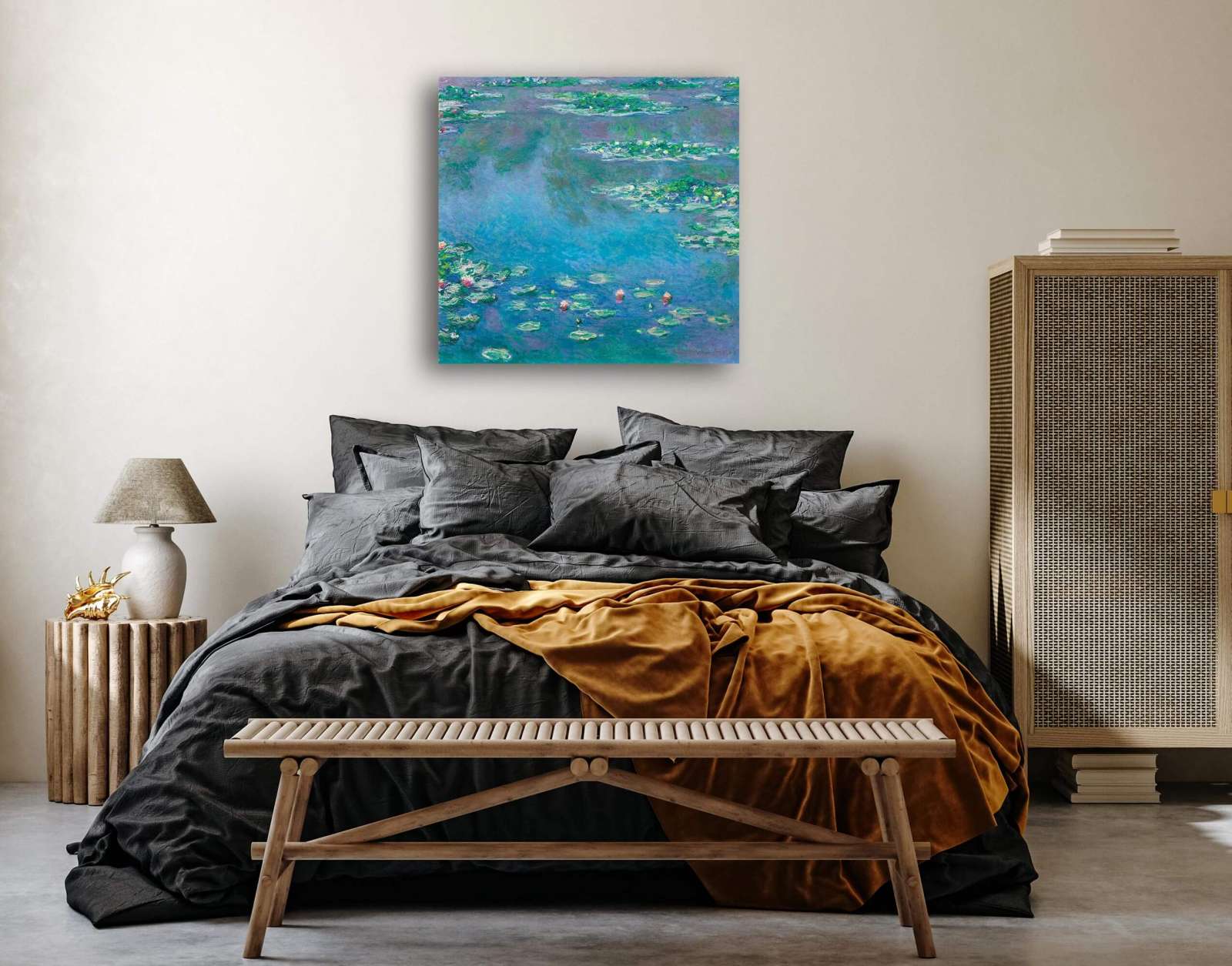 Reprodukcija „Vandens lelijos“, Claude Monet (1906)