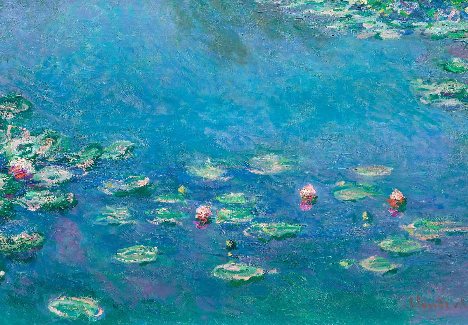 Reprodukcija „Vandens lelijos“, Claude Monet (1906)