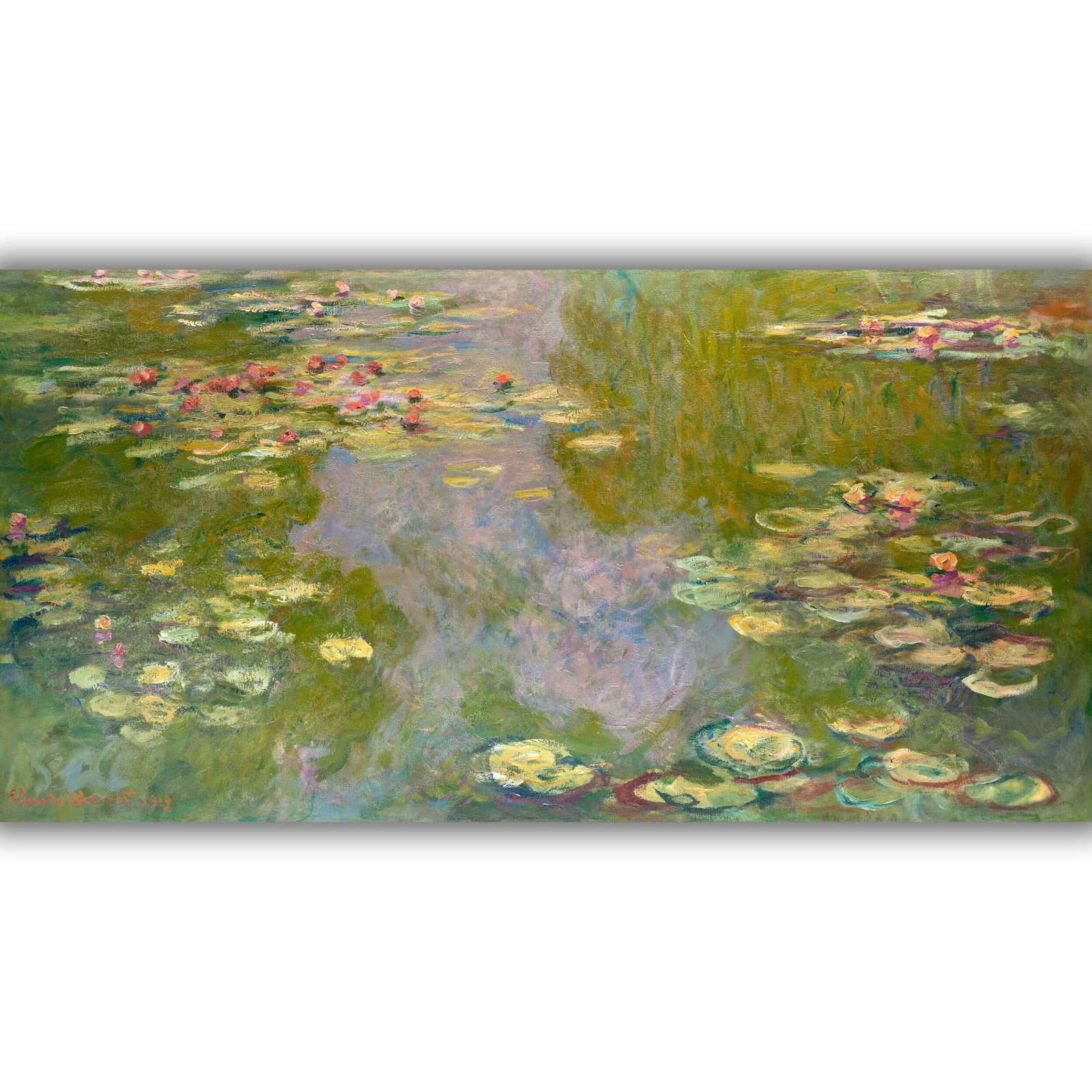 Reprodukcija „Vandens lelijos“, Claude Monet (1919)