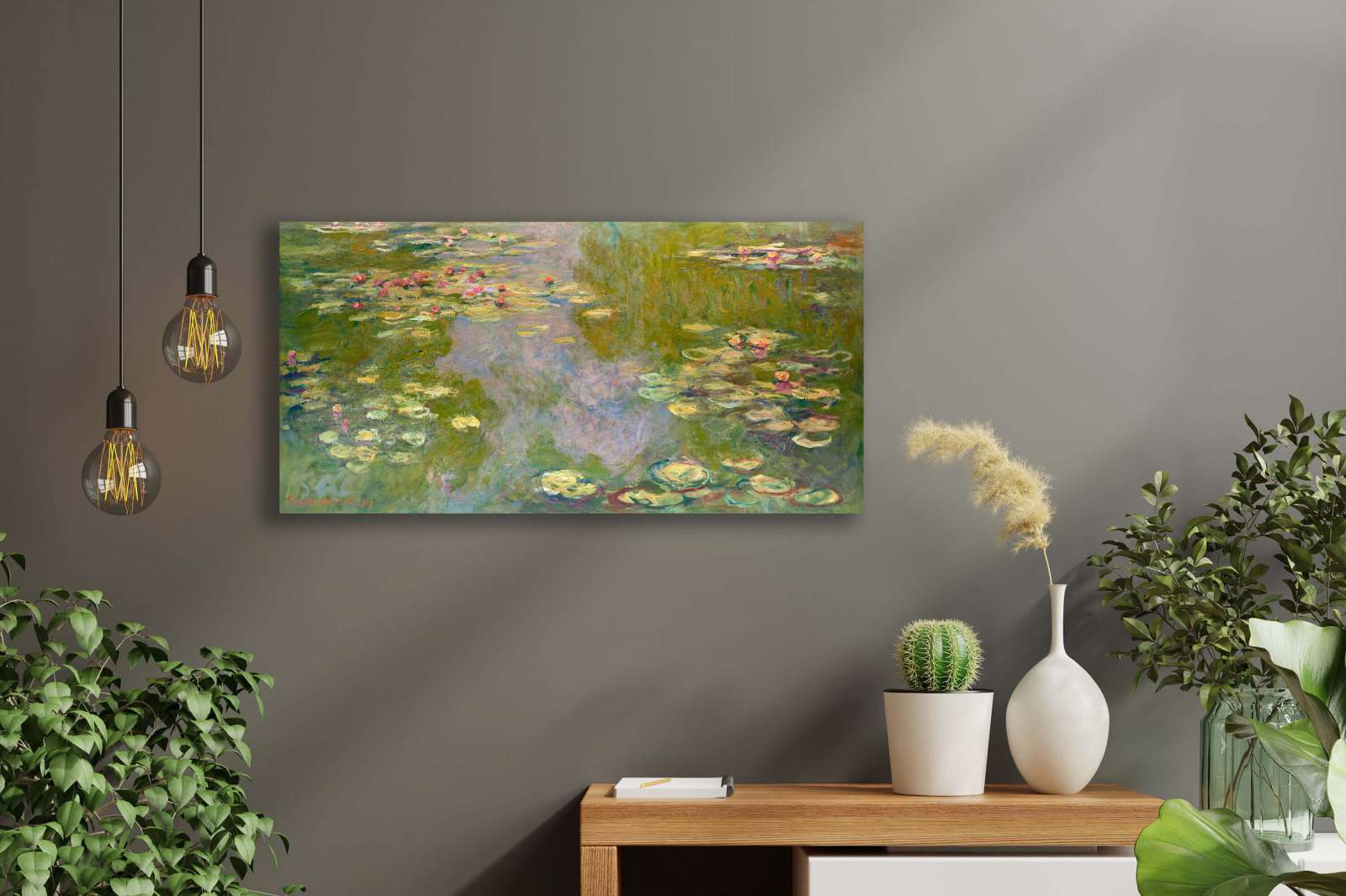 Reprodukcija „Vandens lelijos“, Claude Monet (1919)