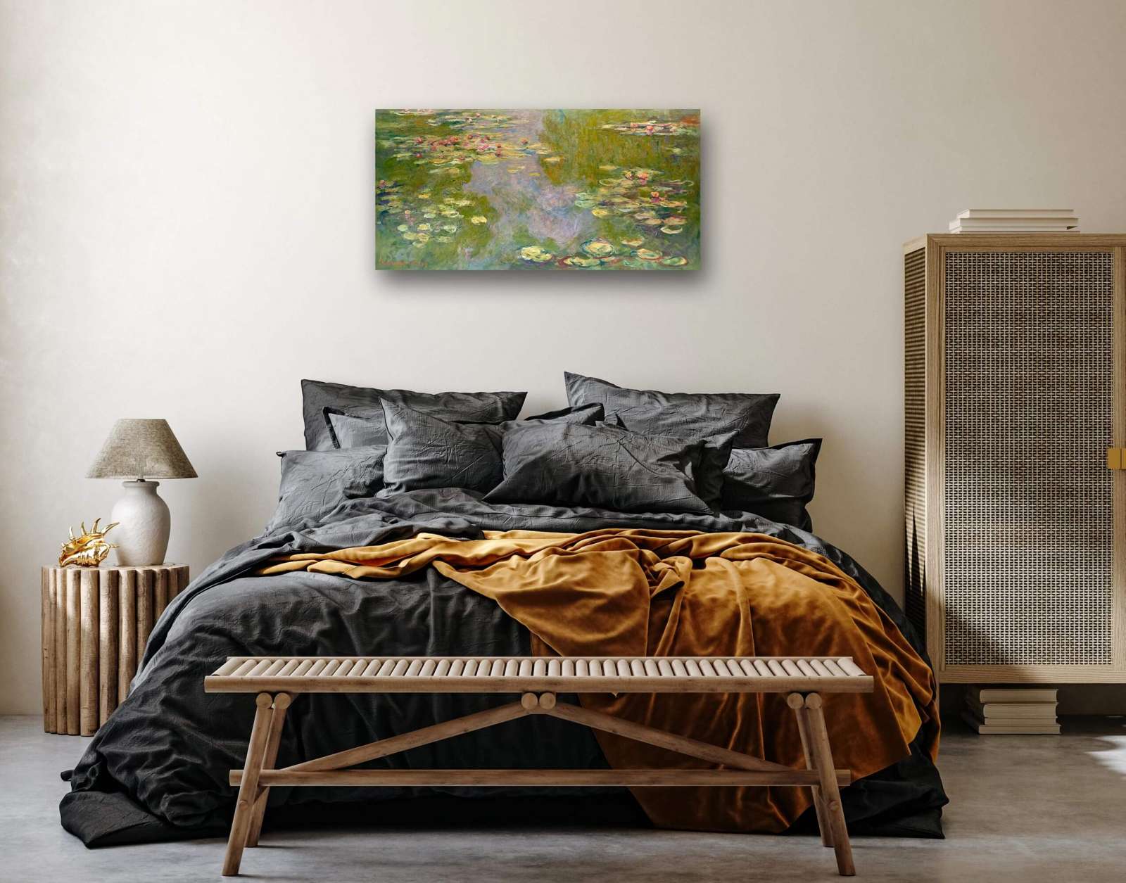 Reprodukcija „Vandens lelijos“, Claude Monet (1919)