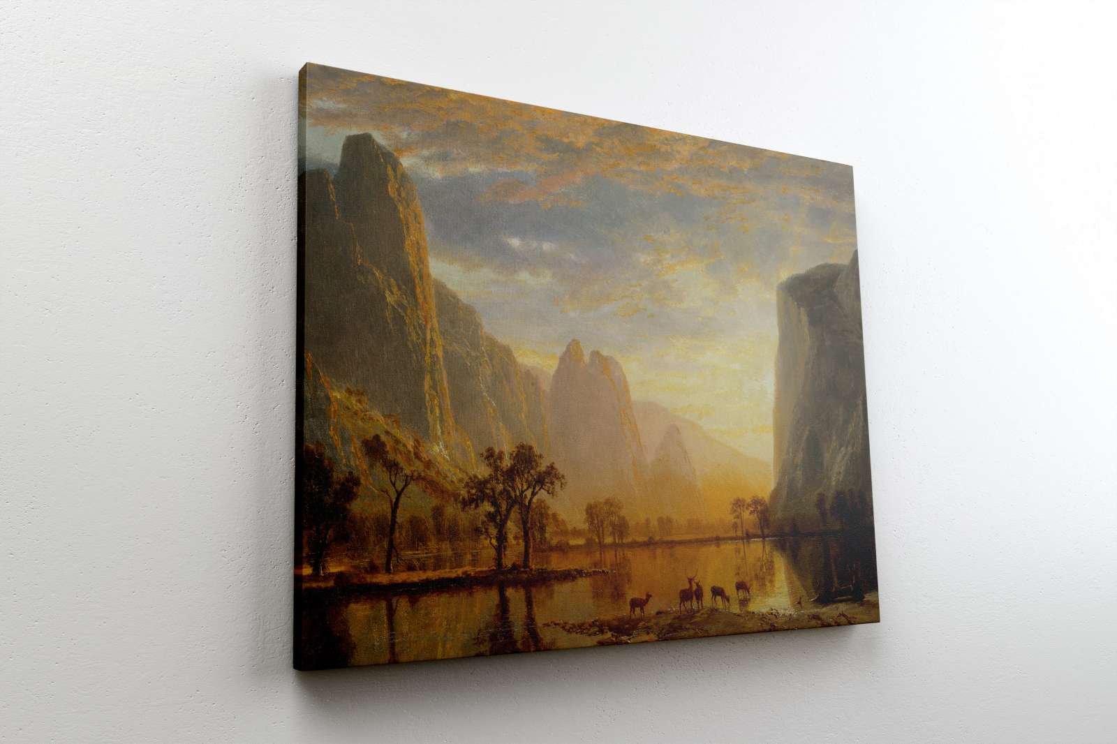 Reprodukcija „Josemičio slėnis“, Albert Bierstadt (1864)
