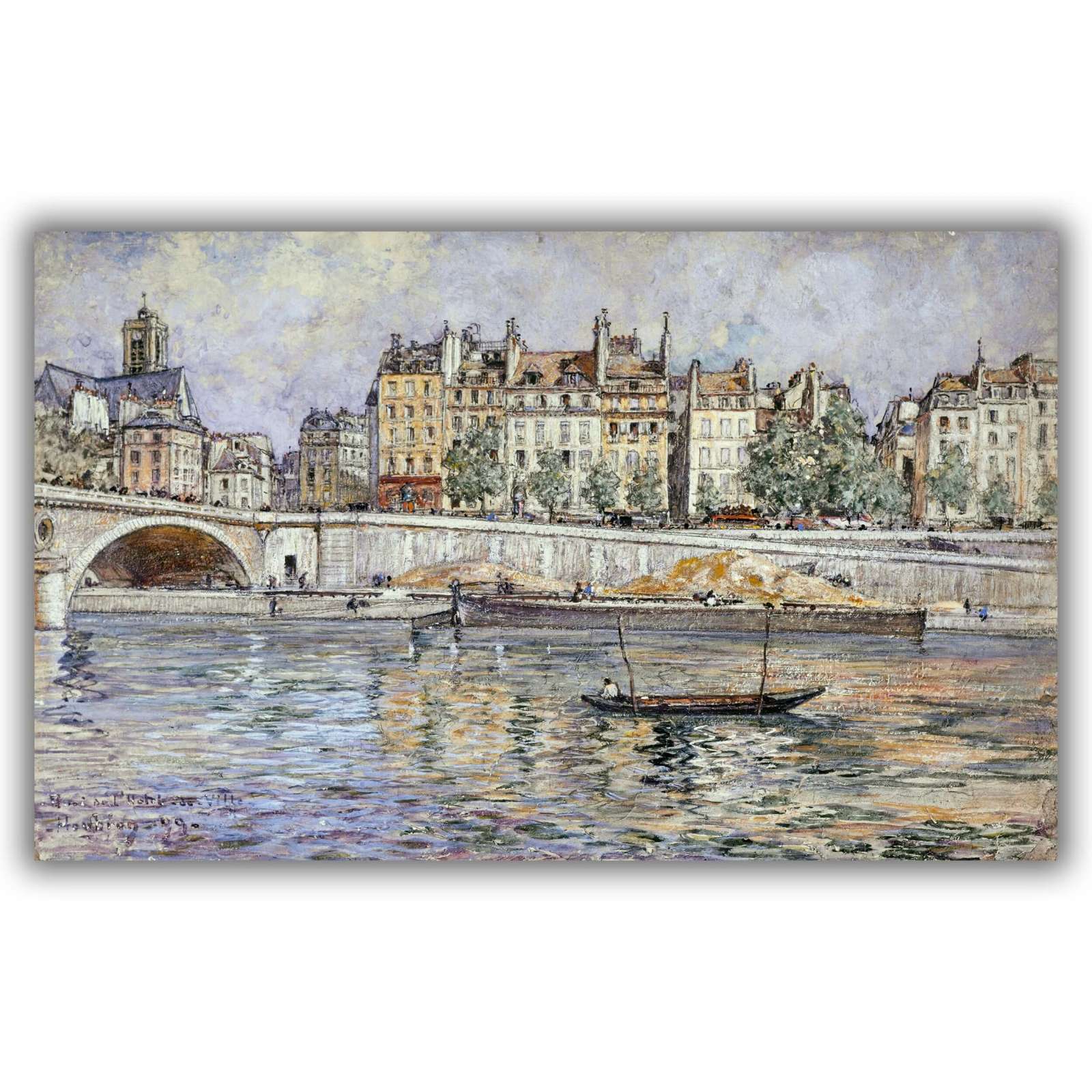 Reprodukcija „Louis-Philippe tiltas“, Frédéric Houbron (1899)