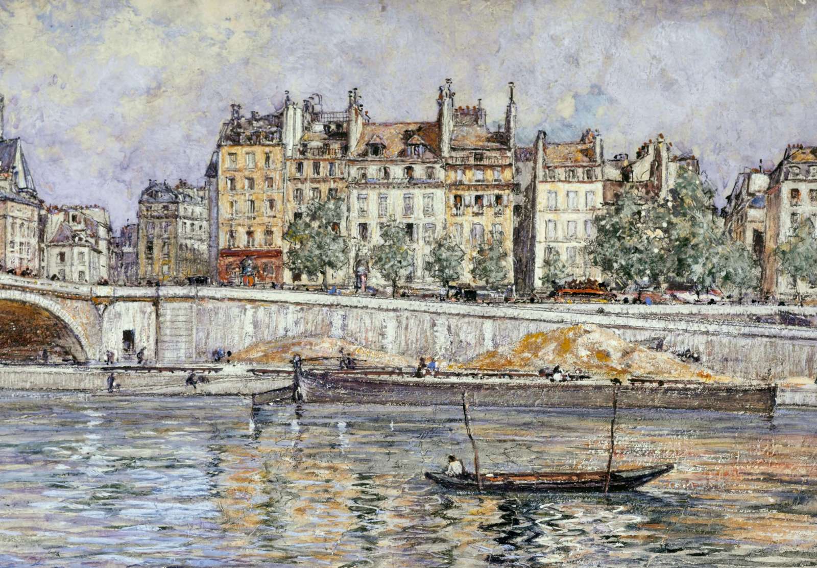 Reprodukcija „Louis-Philippe tiltas“, Frédéric Houbron (1899)