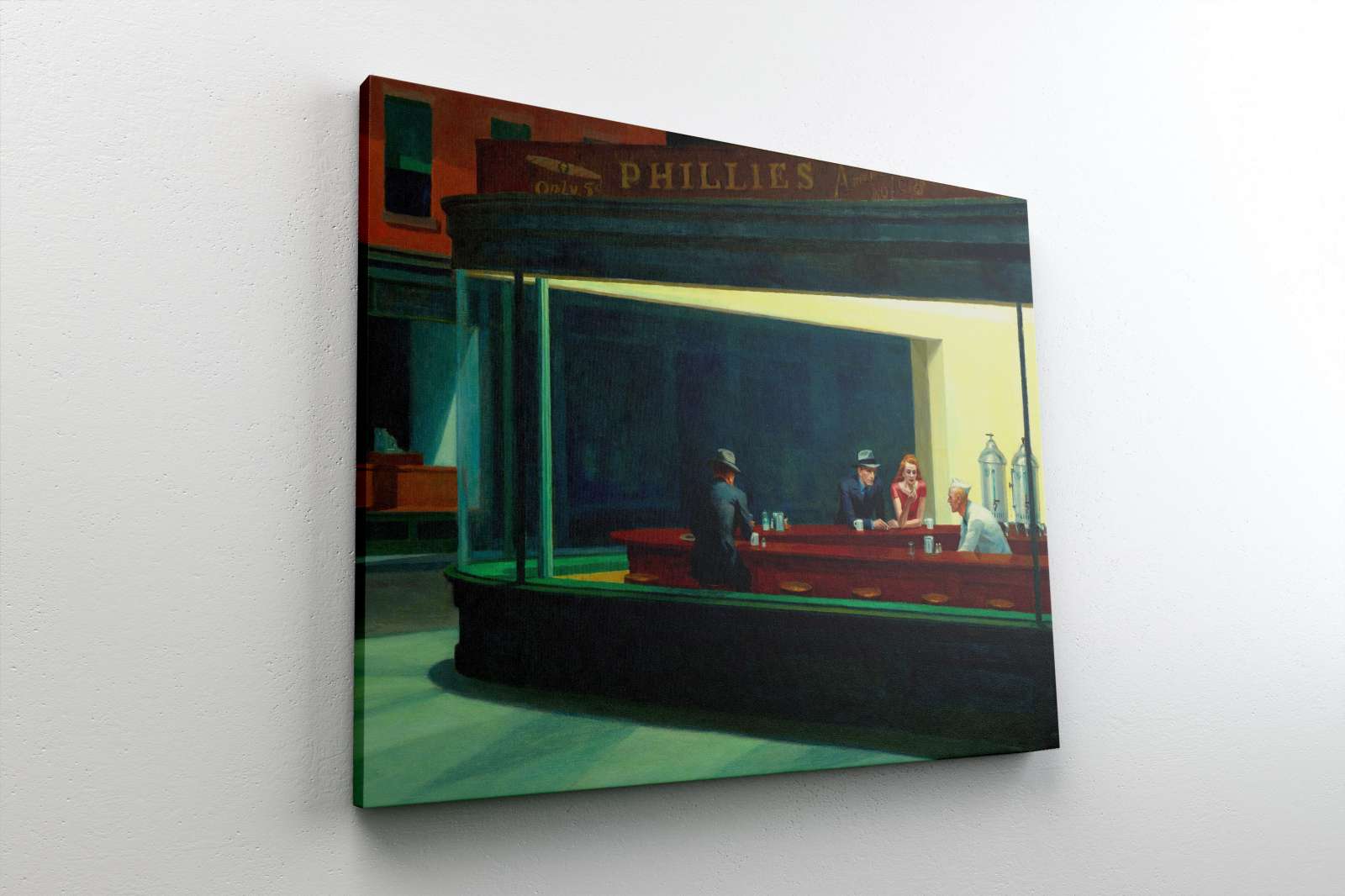Reprodukcija „Naktinėtojai“, Edward Hopper (1942)