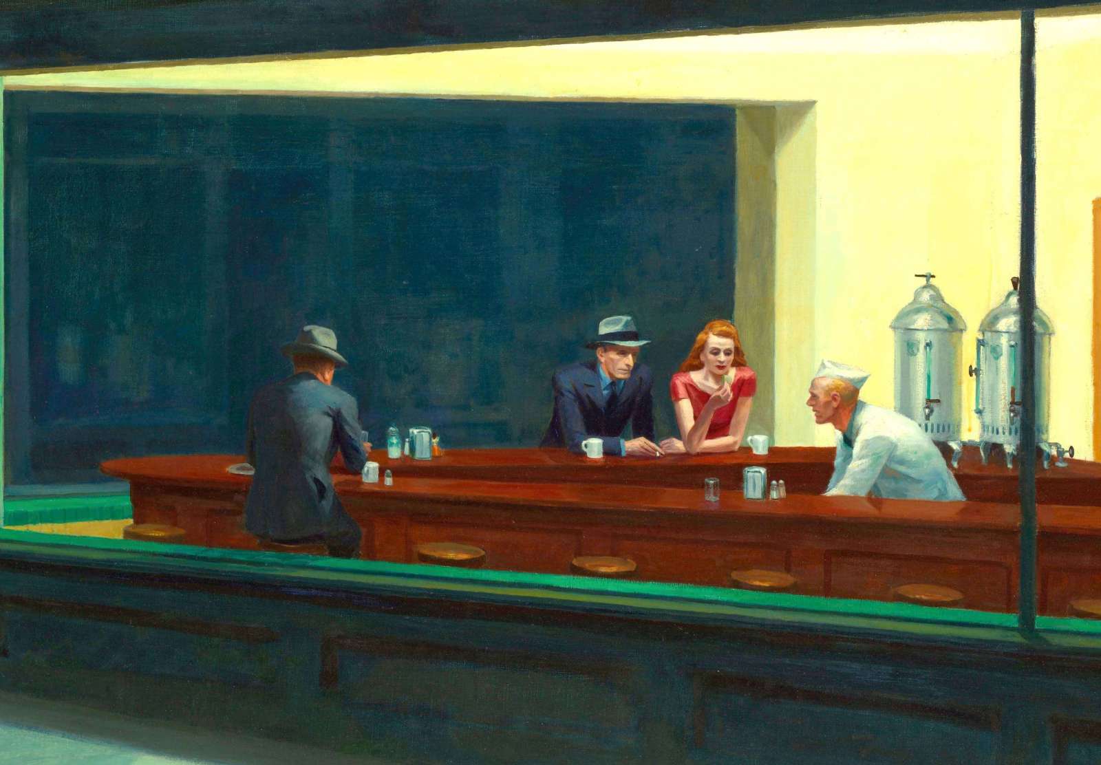 Reprodukcija „Naktinėtojai“, Edward Hopper (1942)