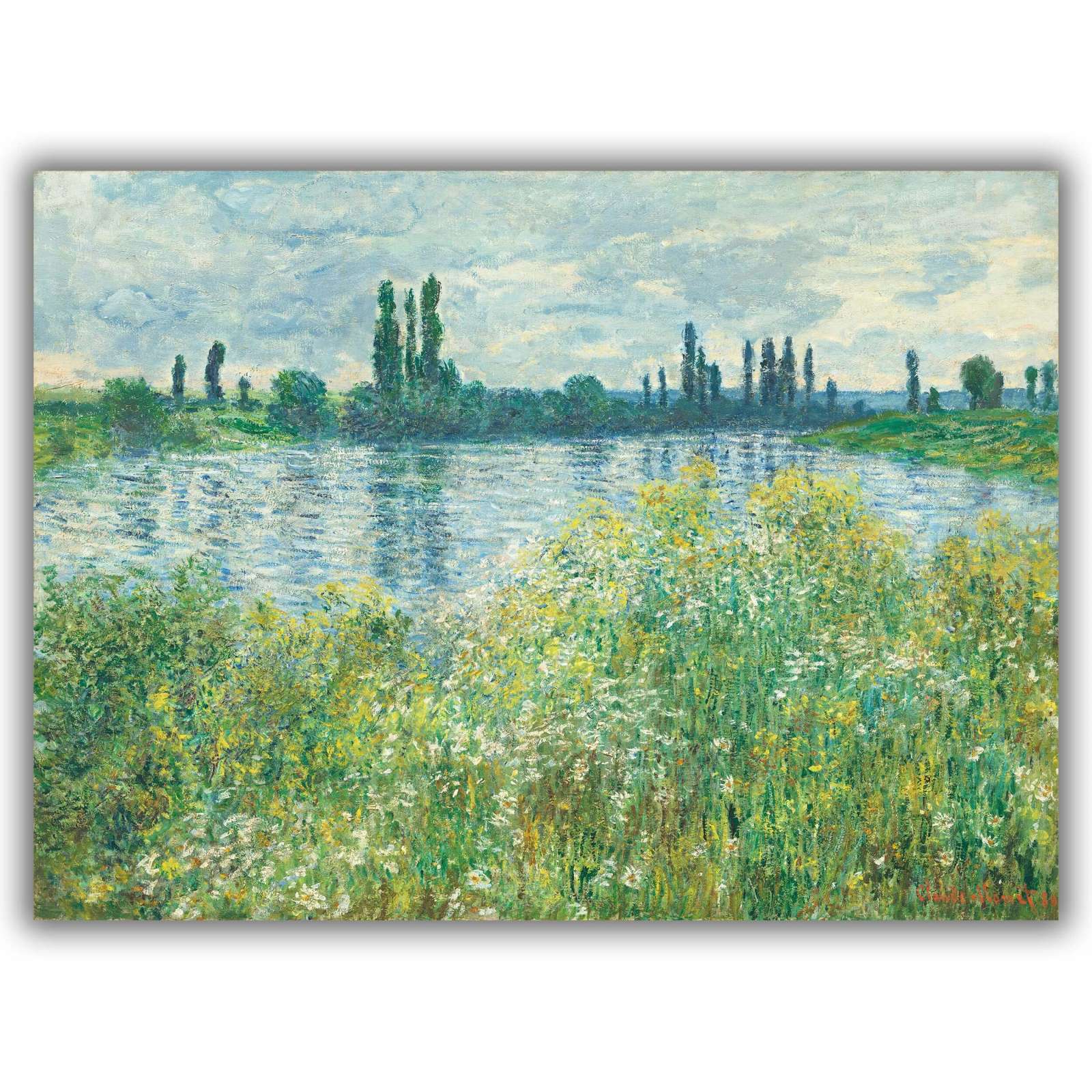 Reprodukcija „Senos krantai“, Claude Monet (1880)