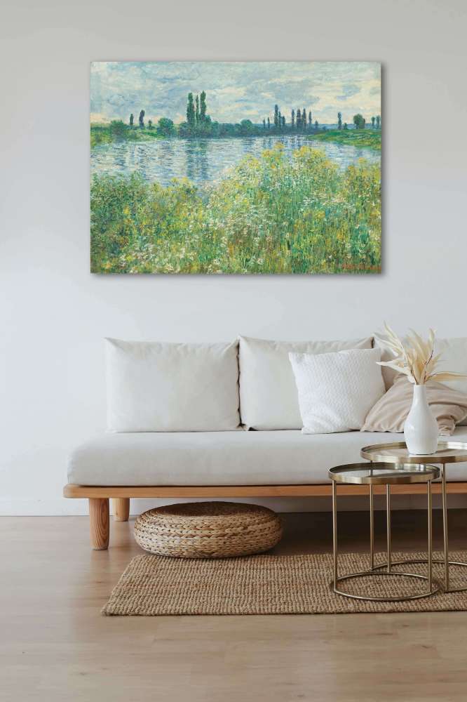 Reprodukcija „Senos krantai“, Claude Monet (1880)