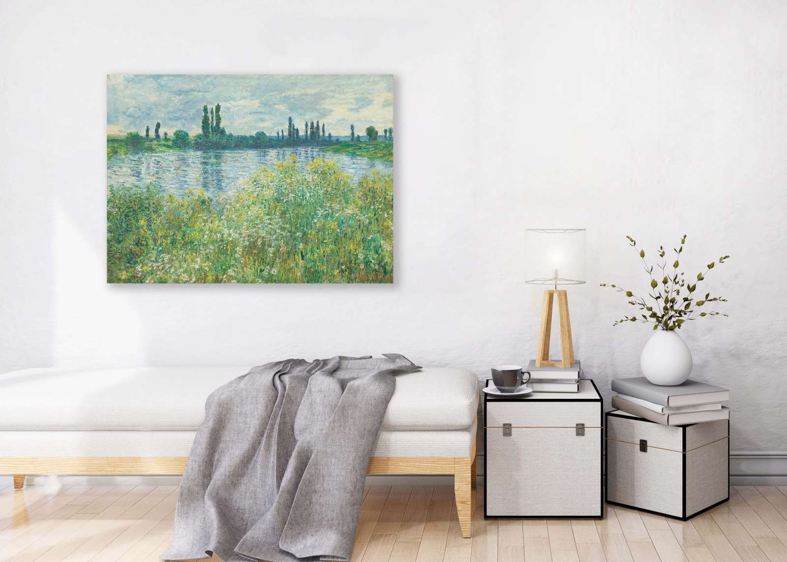 Reprodukcija „Senos krantai“, Claude Monet (1880)
