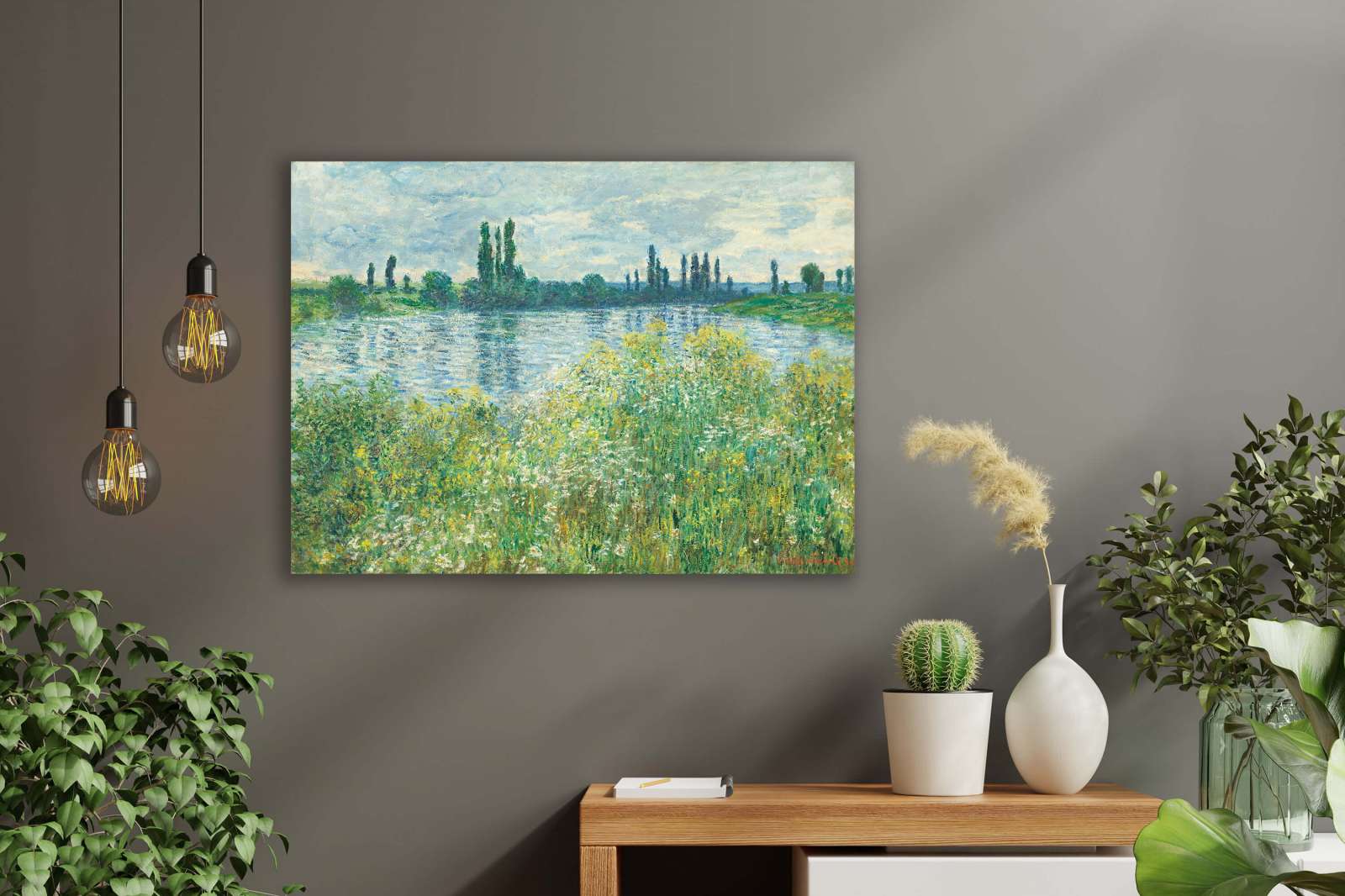 Reprodukcija „Senos krantai“, Claude Monet (1880)