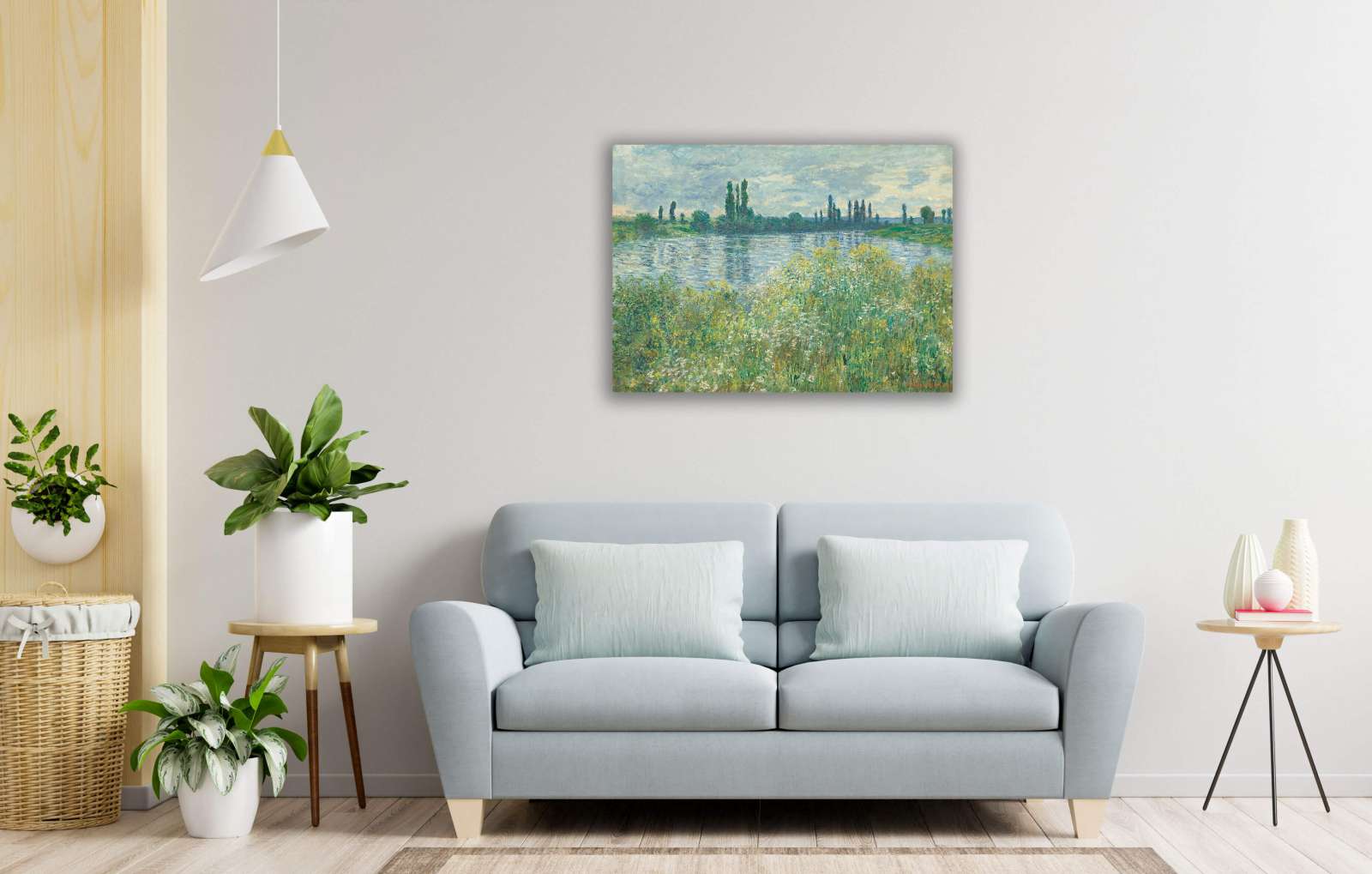 Reprodukcija „Senos krantai“, Claude Monet (1880)