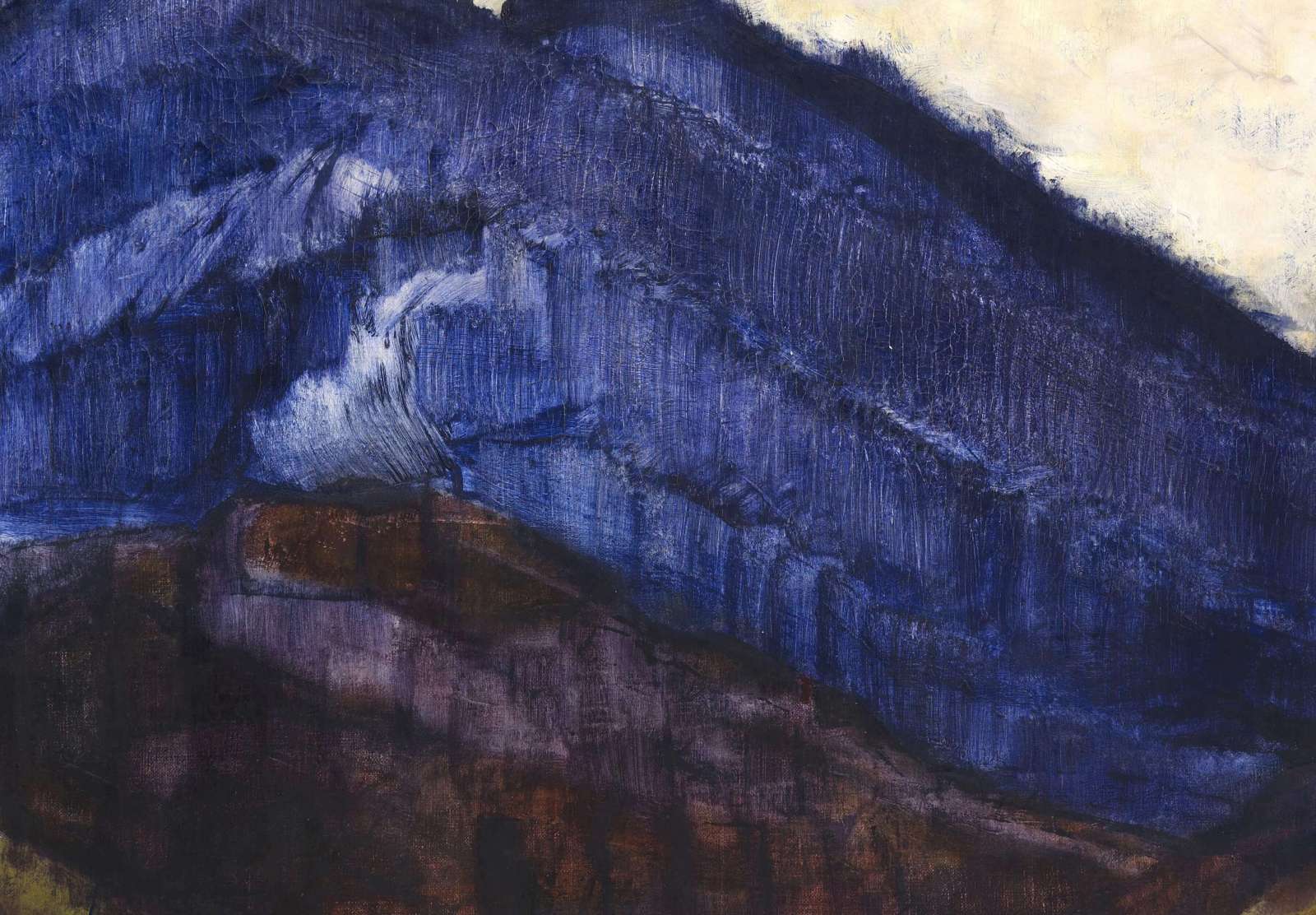 Reprodukcija „Mėlynieji kalnai“, Christian Rohlfs (1912)