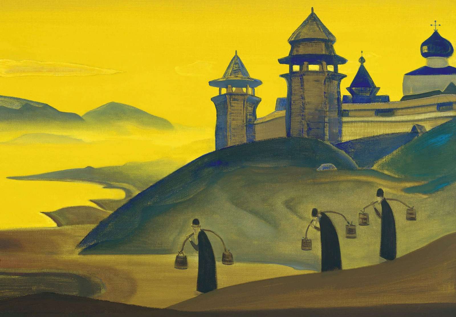 Reprodukcija „Ir mes bandome“, Nicholas Roerich (1922)