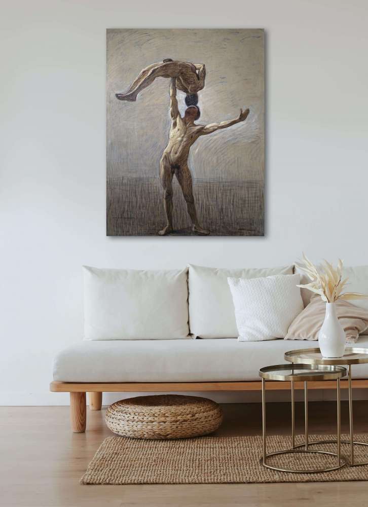 Reprodukcija „Atletai“, Eugène Jansson (1912)