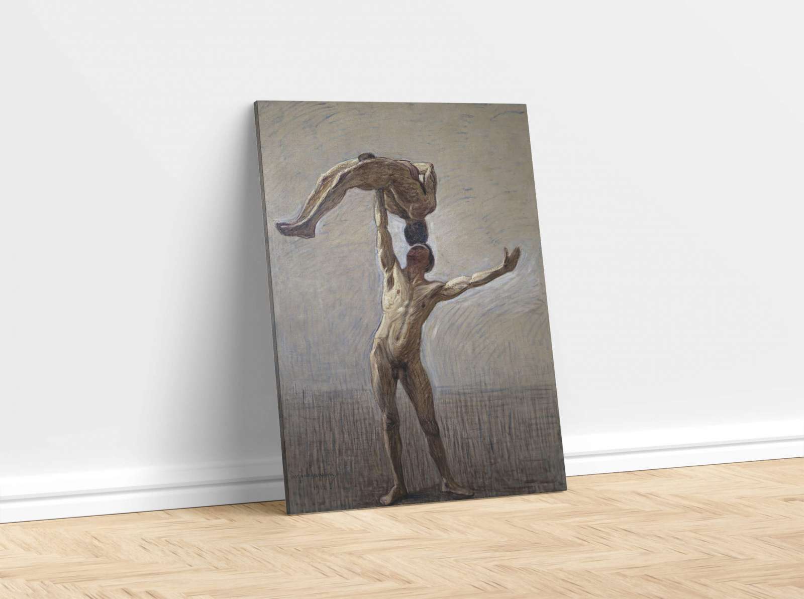 Reprodukcija „Atletai“, Eugène Jansson (1912)