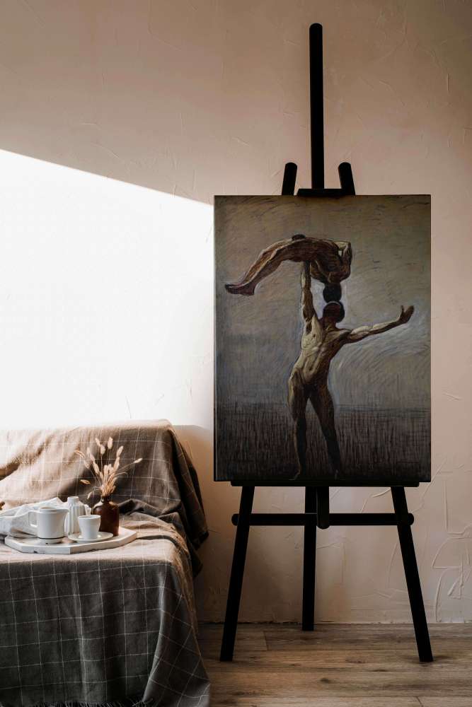 Reprodukcija „Atletai“, Eugène Jansson (1912)