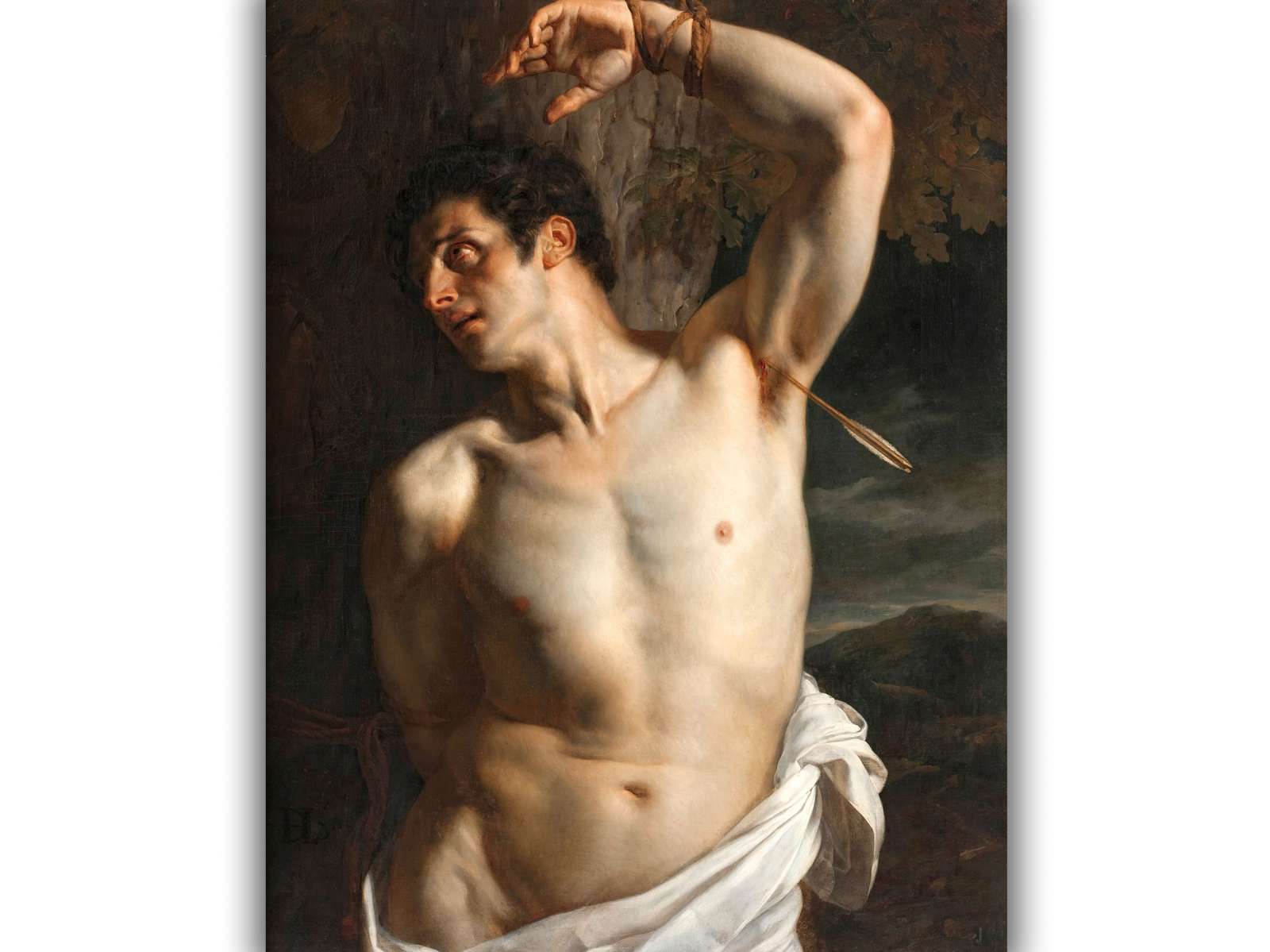 Reprodukcija „Šventasis Sebastijonas“, Paul Delaroche