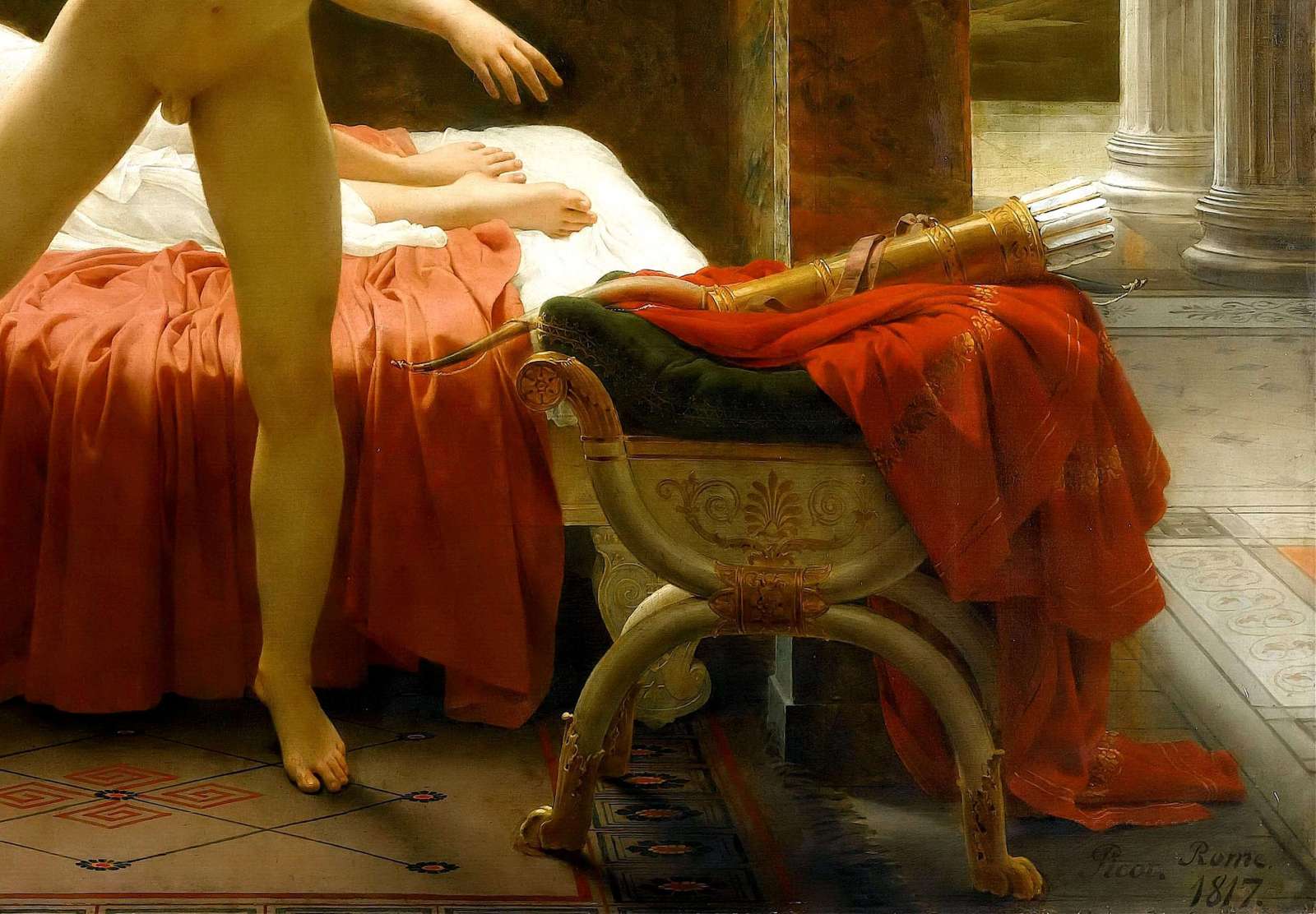 Reprodukcija „Kupidonas ir Psichė“, Francois Edouard Picot