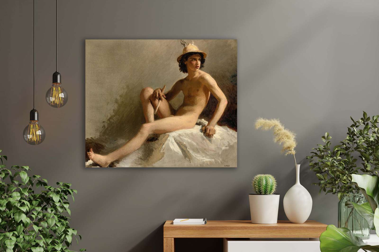 Reprodukcija „Merkurijaus studija“, Isidore Pils