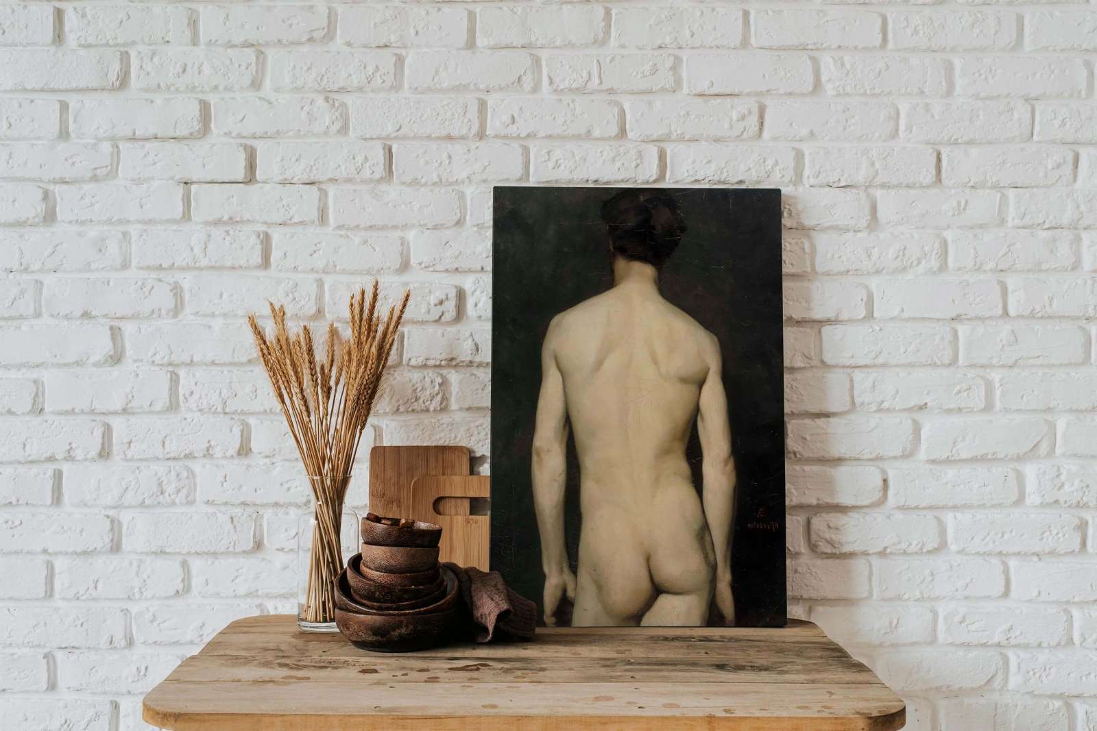 Reprodukcija „Vyro akademinė studija“, Albert Edelfelt (1874)