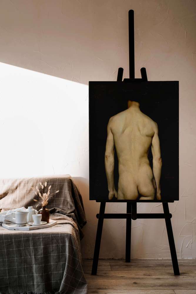 Reprodukcija „Vyro akademinė studija“, Albert Edelfelt (1874)