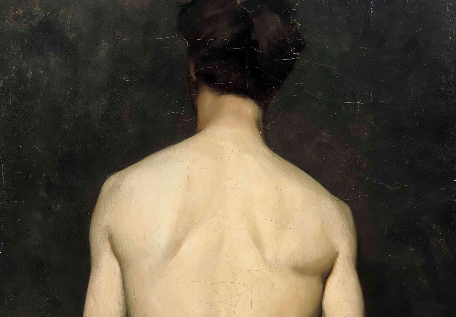 Reprodukcija „Vyro akademinė studija“, Albert Edelfelt (1874)